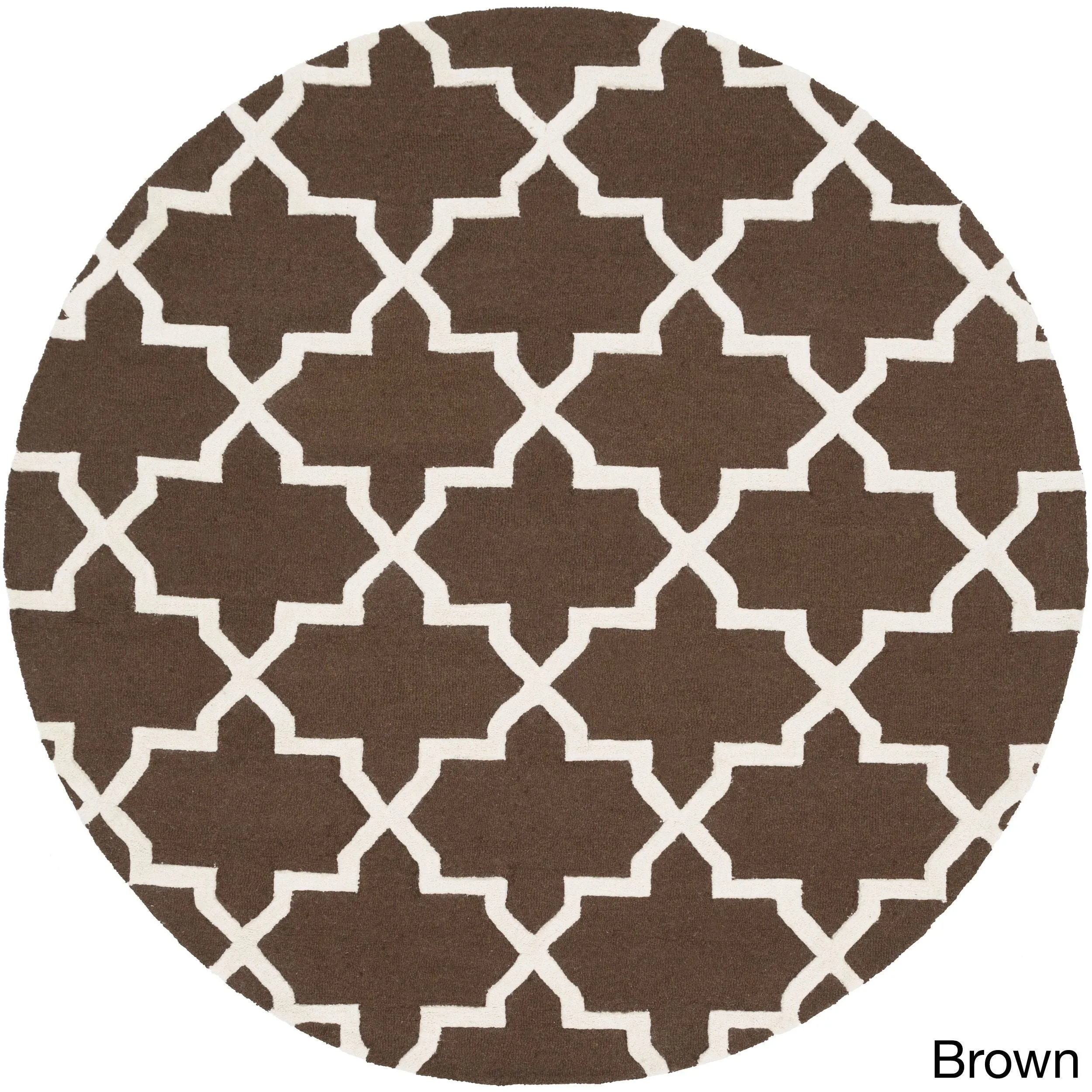 Hand-Tufted Adam Moroccan Tiled Wool Area Rug