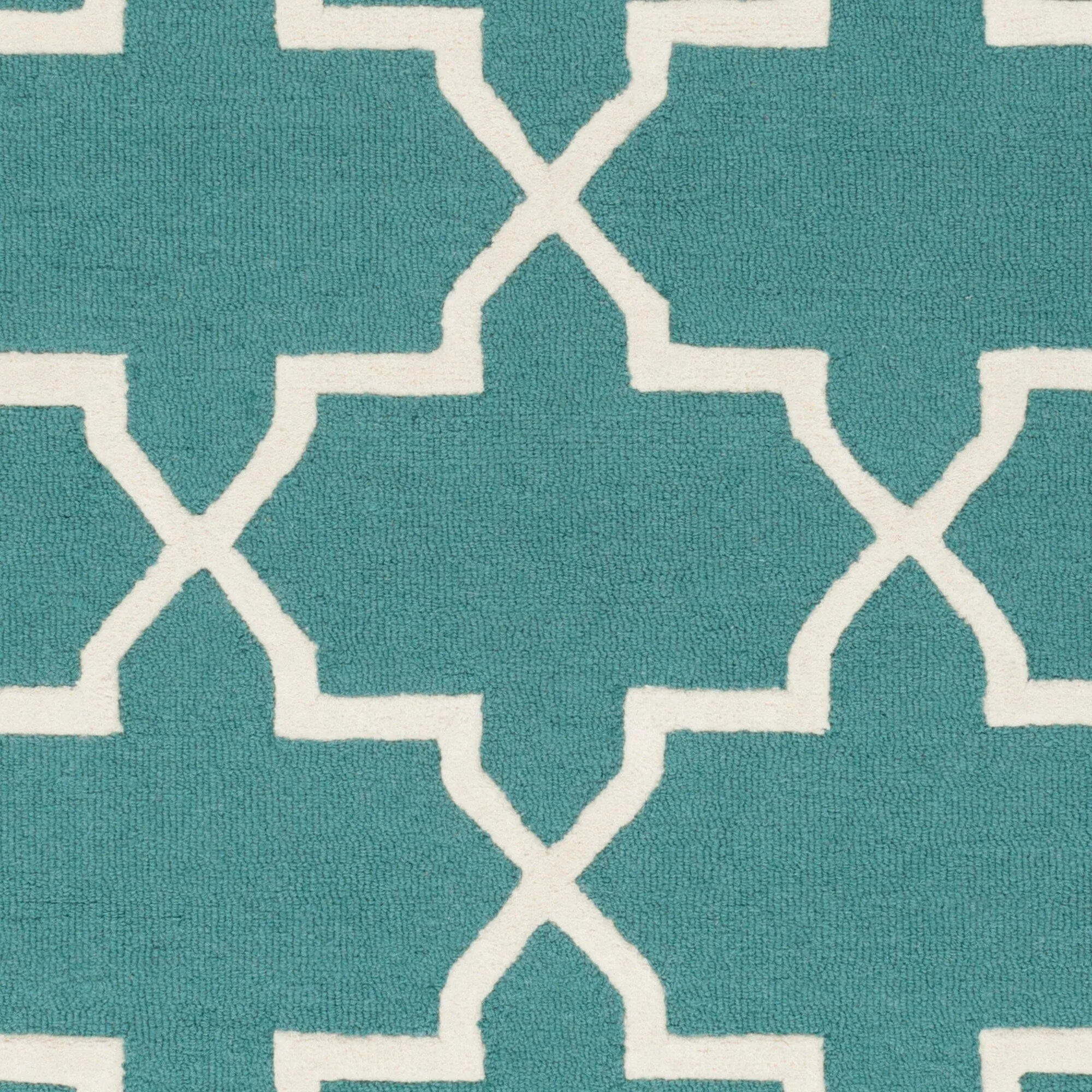 Hand-Tufted Adam Moroccan Tiled Wool Area Rug