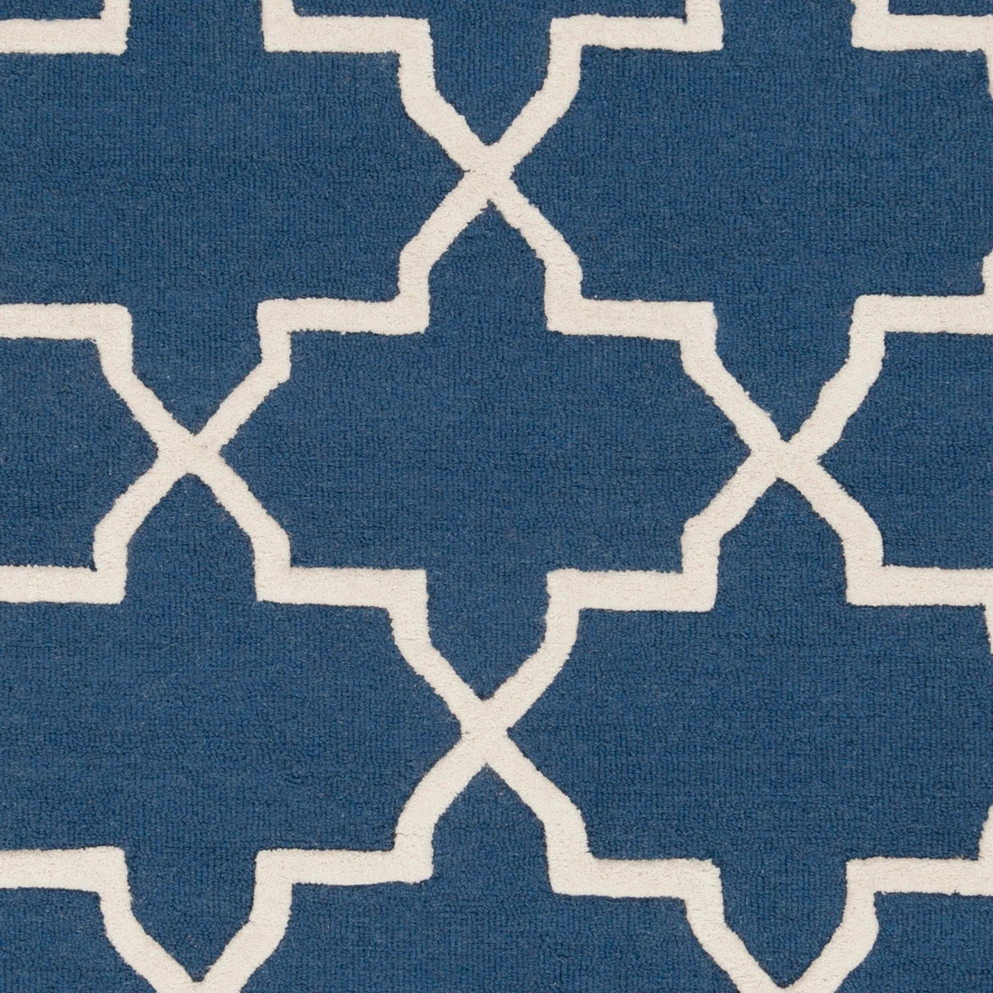 Hand-Tufted Adam Moroccan Tiled Wool Area Rug