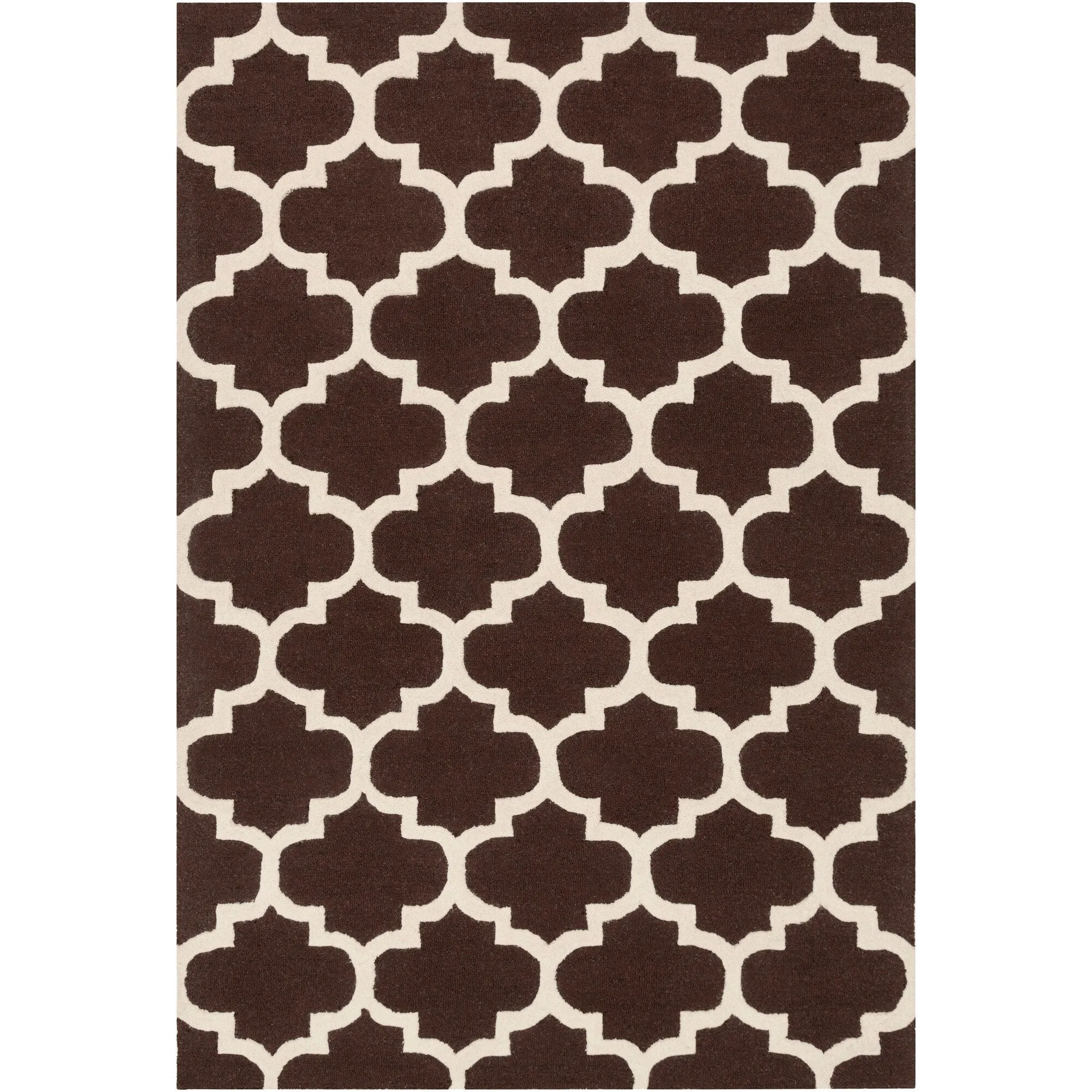 Hand-Tufted Alai Moroccan Trellis Wool Rug