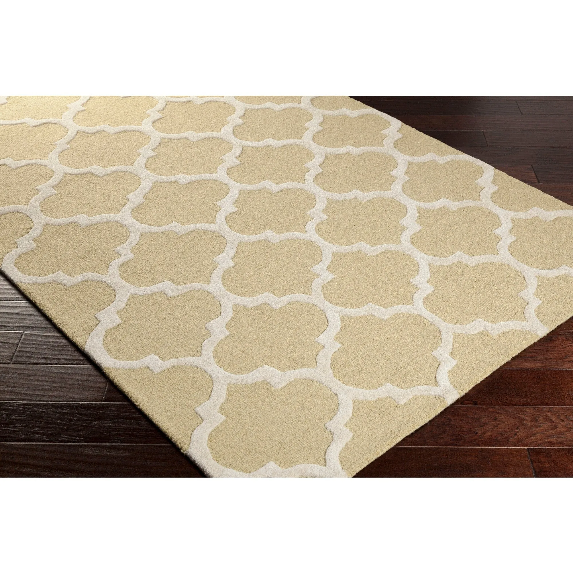 Hand-Tufted Alai Moroccan Trellis Wool Rug