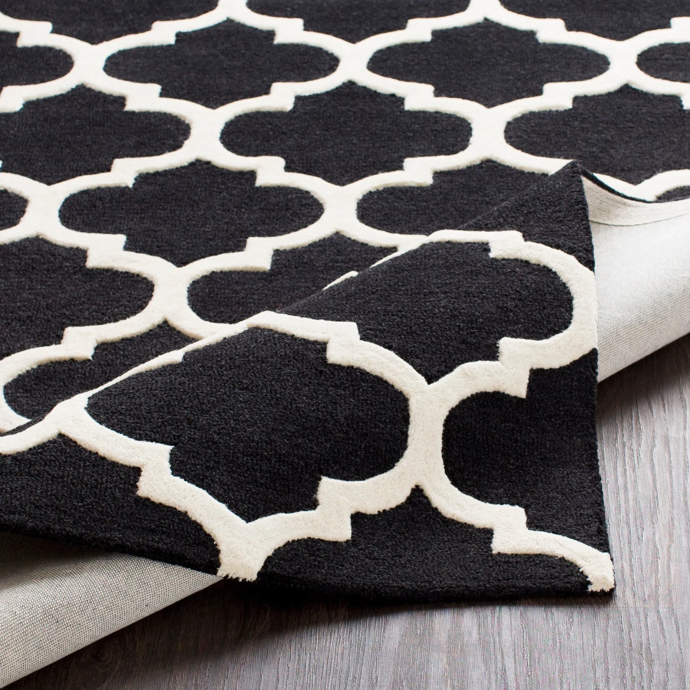 Hand-Tufted Alai Moroccan Trellis Wool Rug