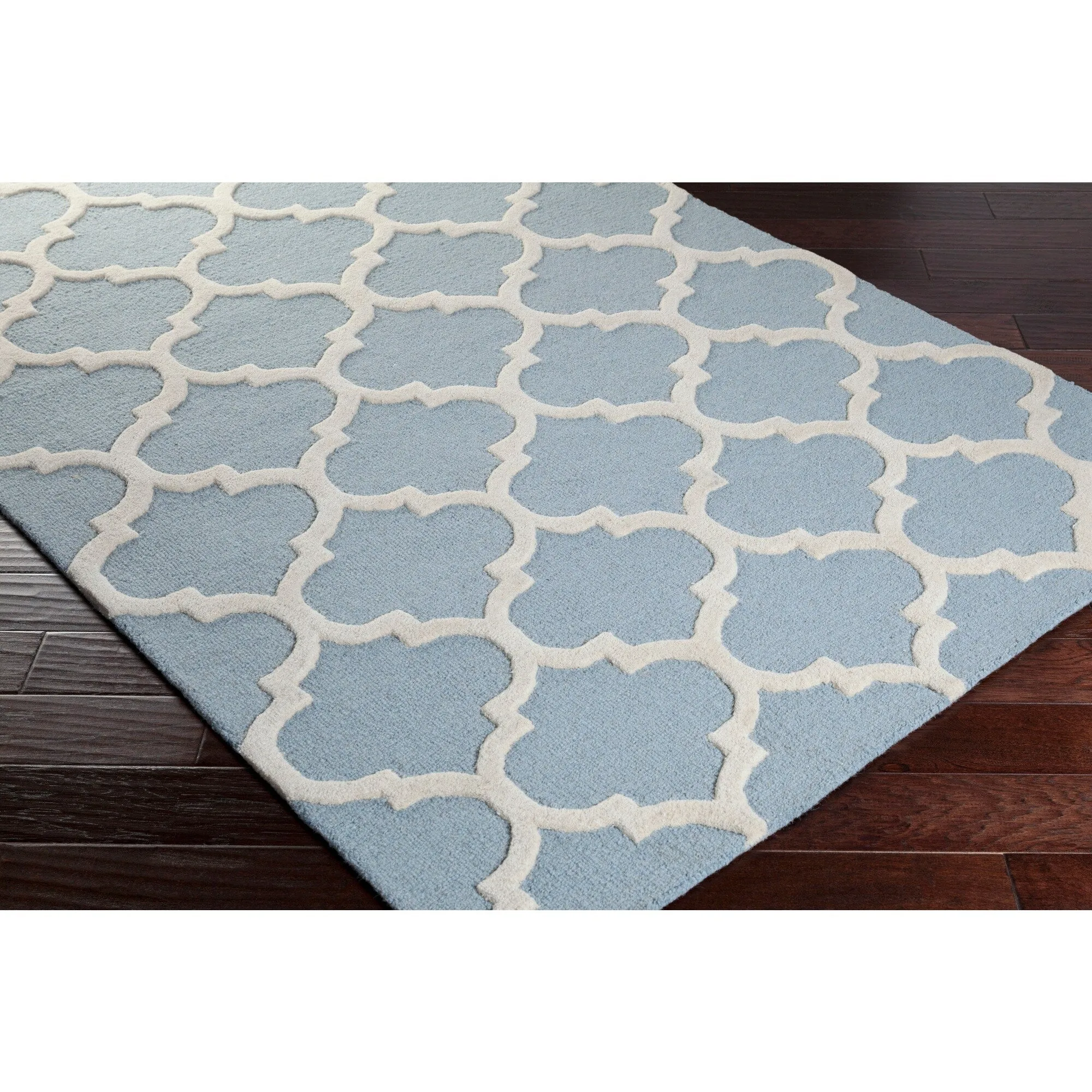 Hand-Tufted Alai Moroccan Trellis Wool Rug