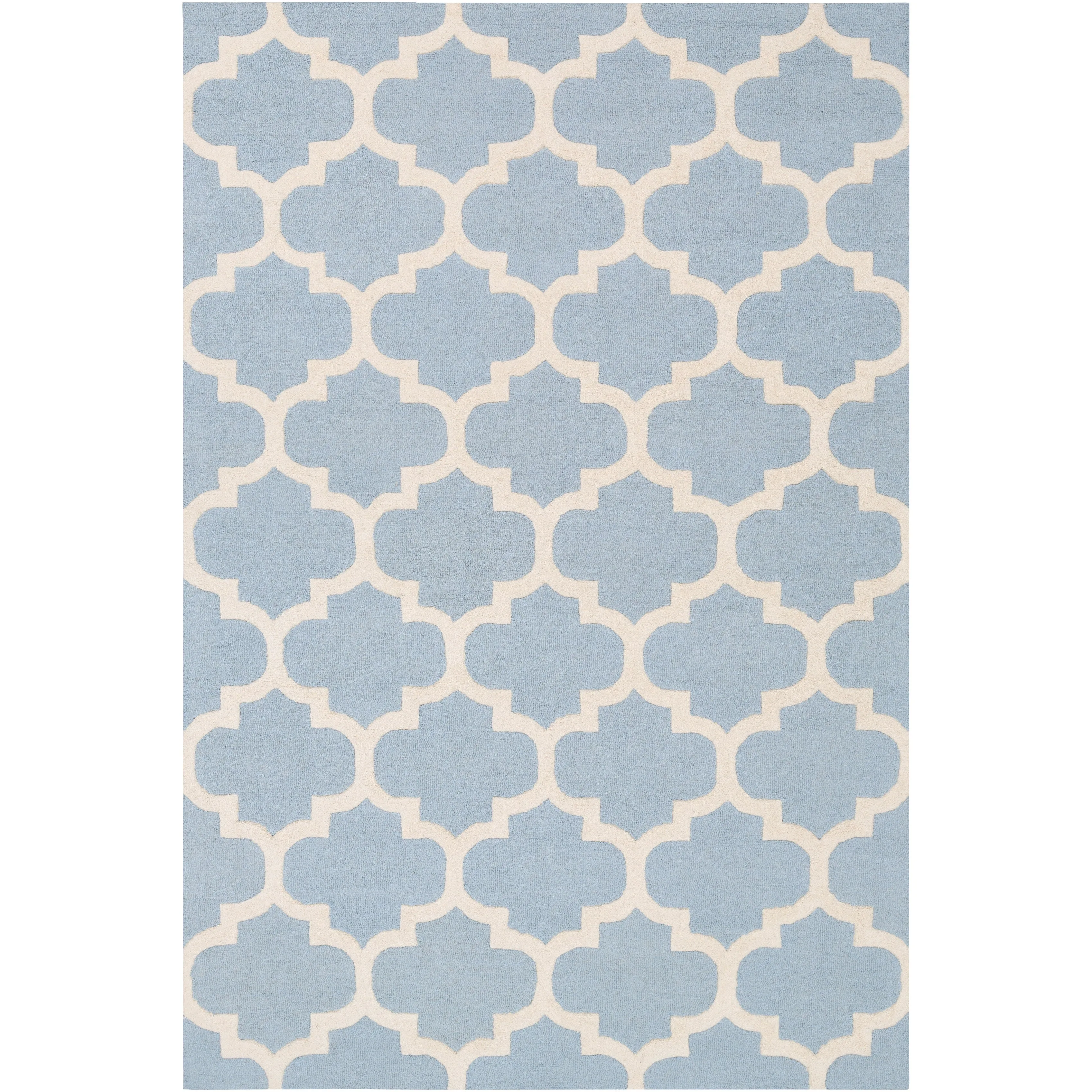 Hand-Tufted Alai Moroccan Trellis Wool Rug