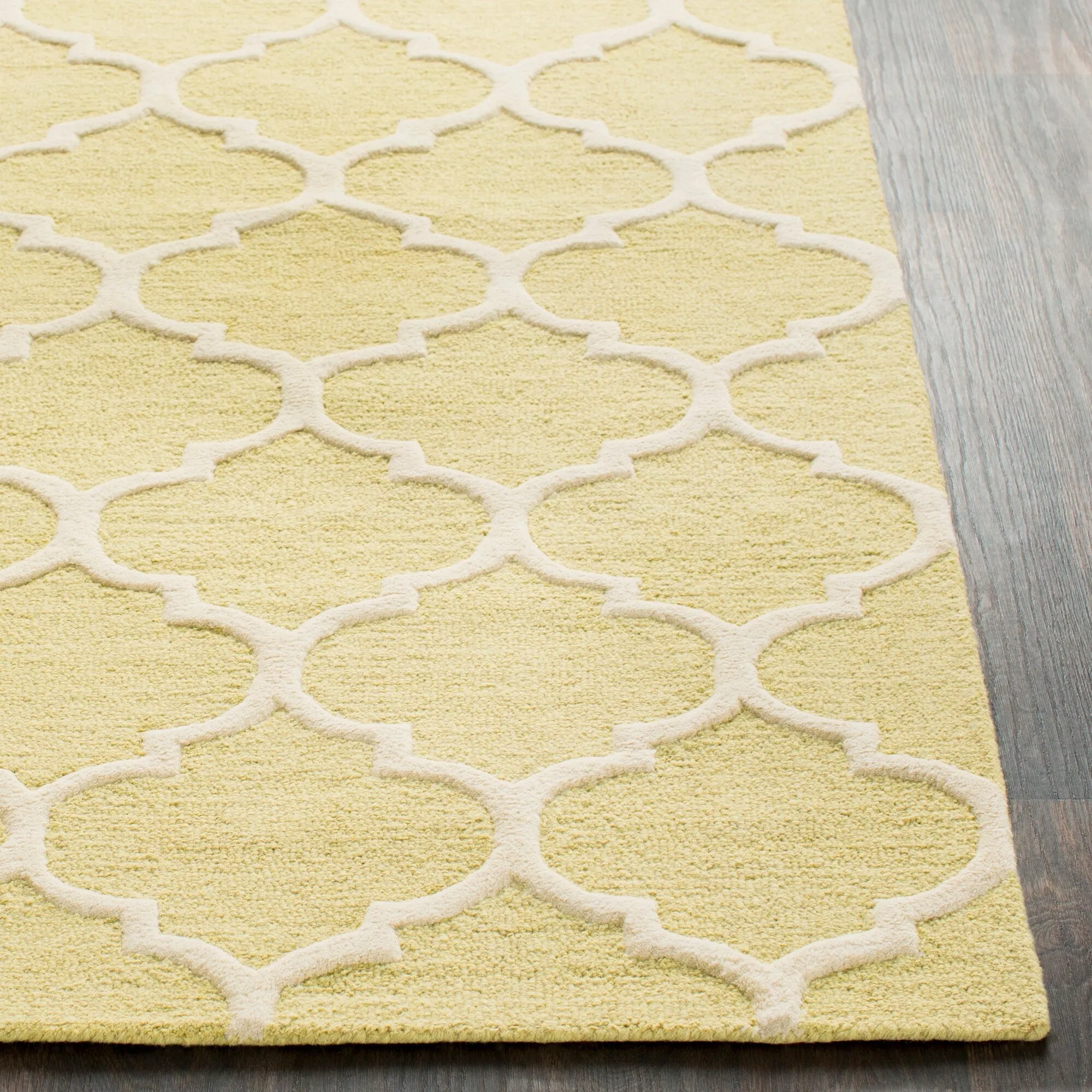 Hand-Tufted Alai Moroccan Trellis Wool Rug