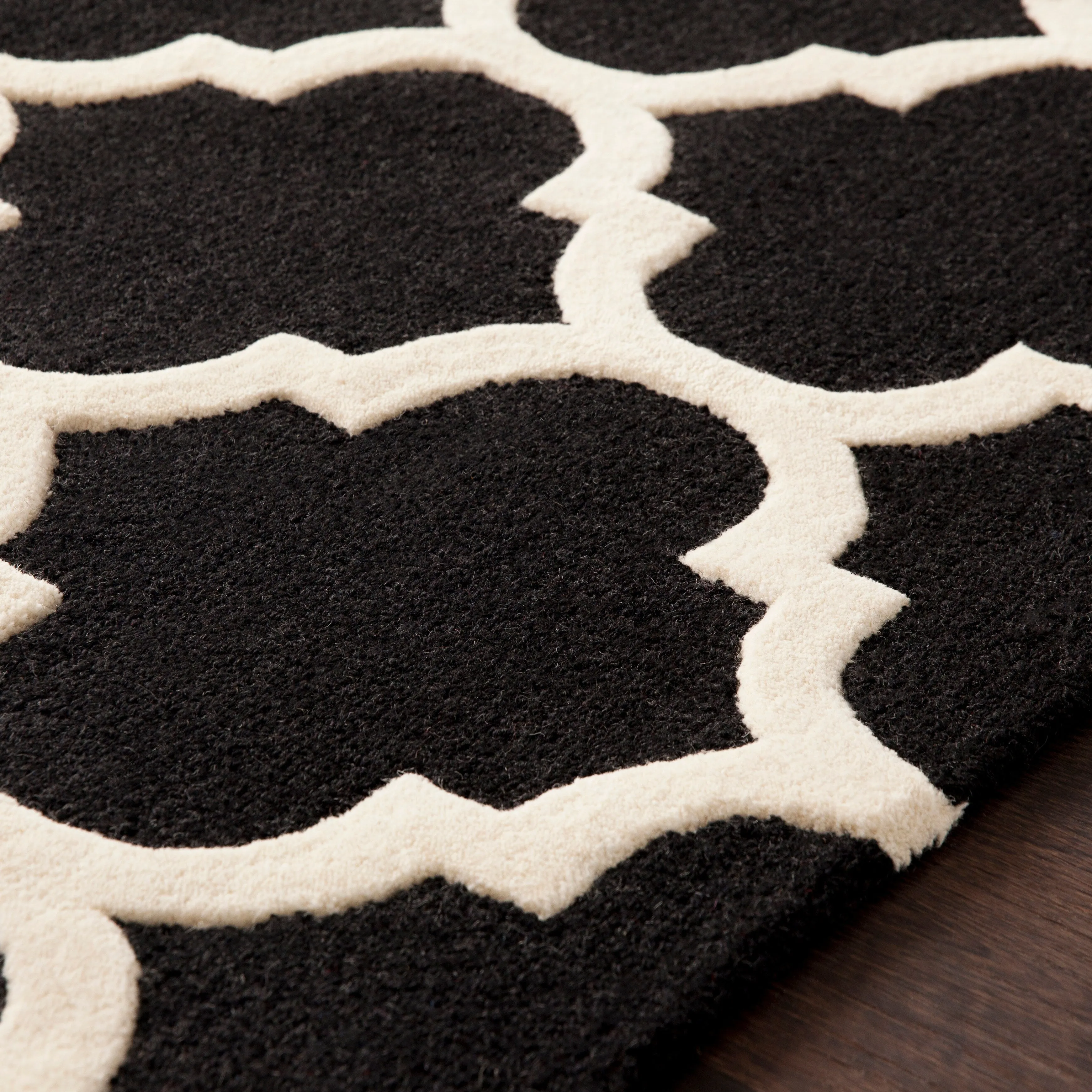Hand-Tufted Alai Moroccan Trellis Wool Rug