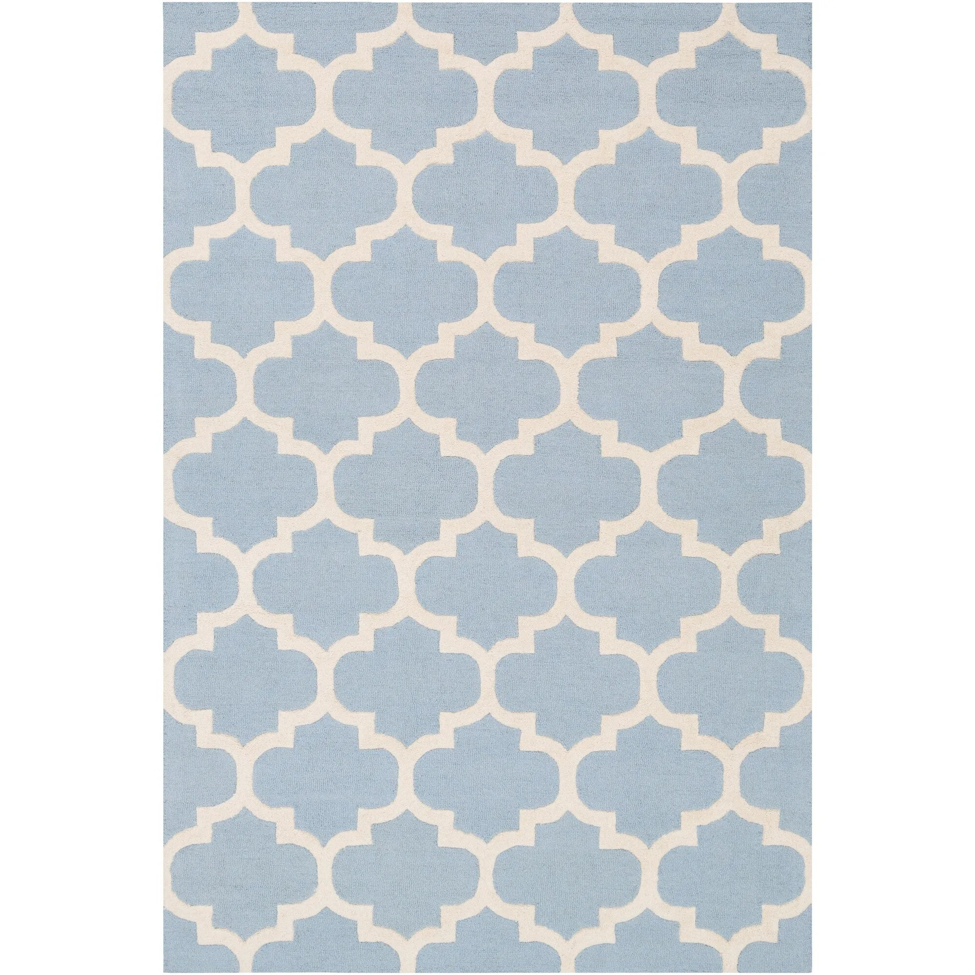 Hand-Tufted Alai Moroccan Trellis Wool Rug