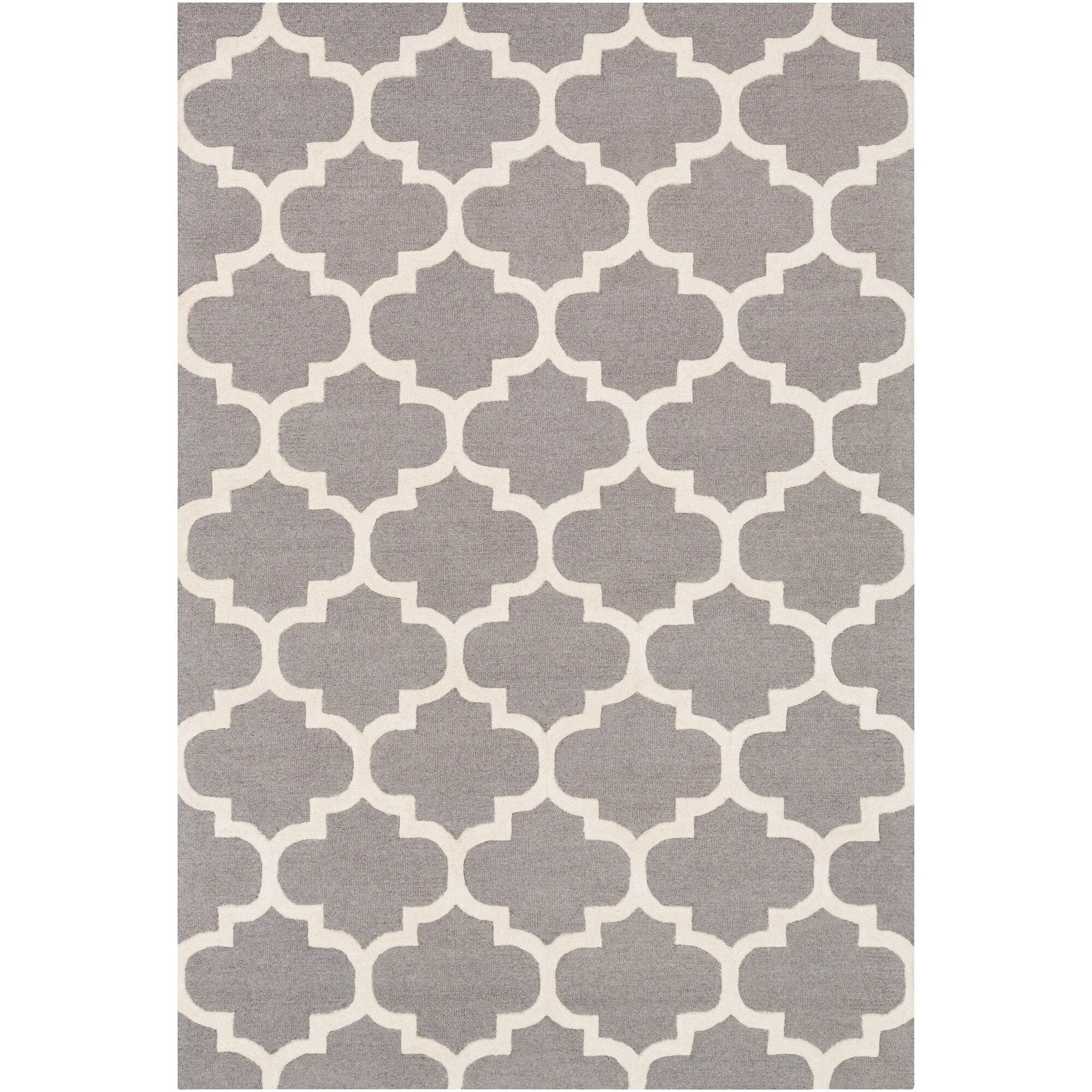 Hand-Tufted Alai Moroccan Trellis Wool Rug