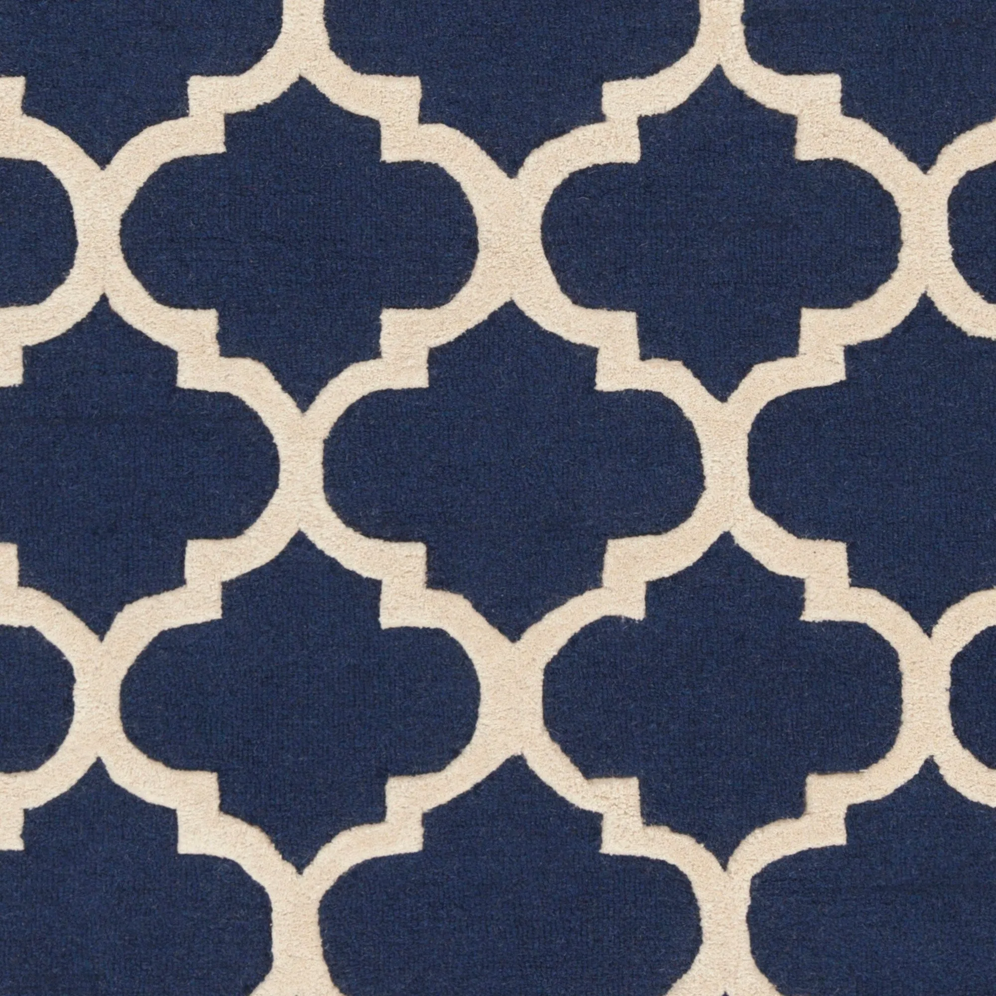 Hand-Tufted Alai Moroccan Trellis Wool Rug