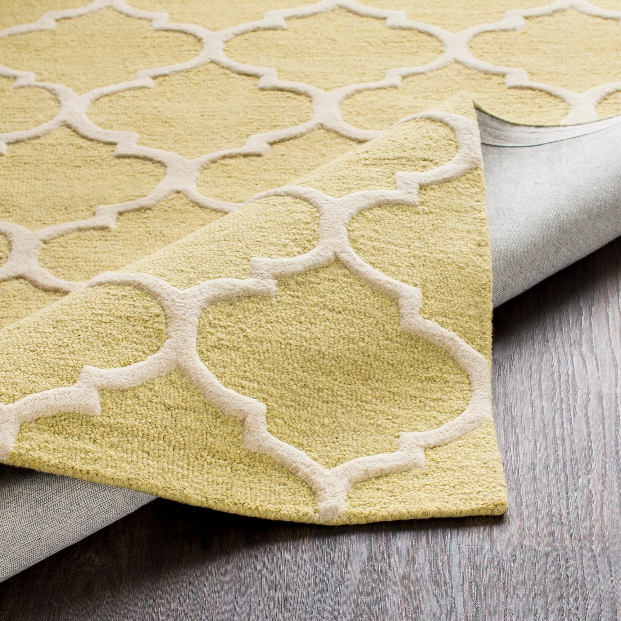 Hand-Tufted Alai Moroccan Trellis Wool Rug
