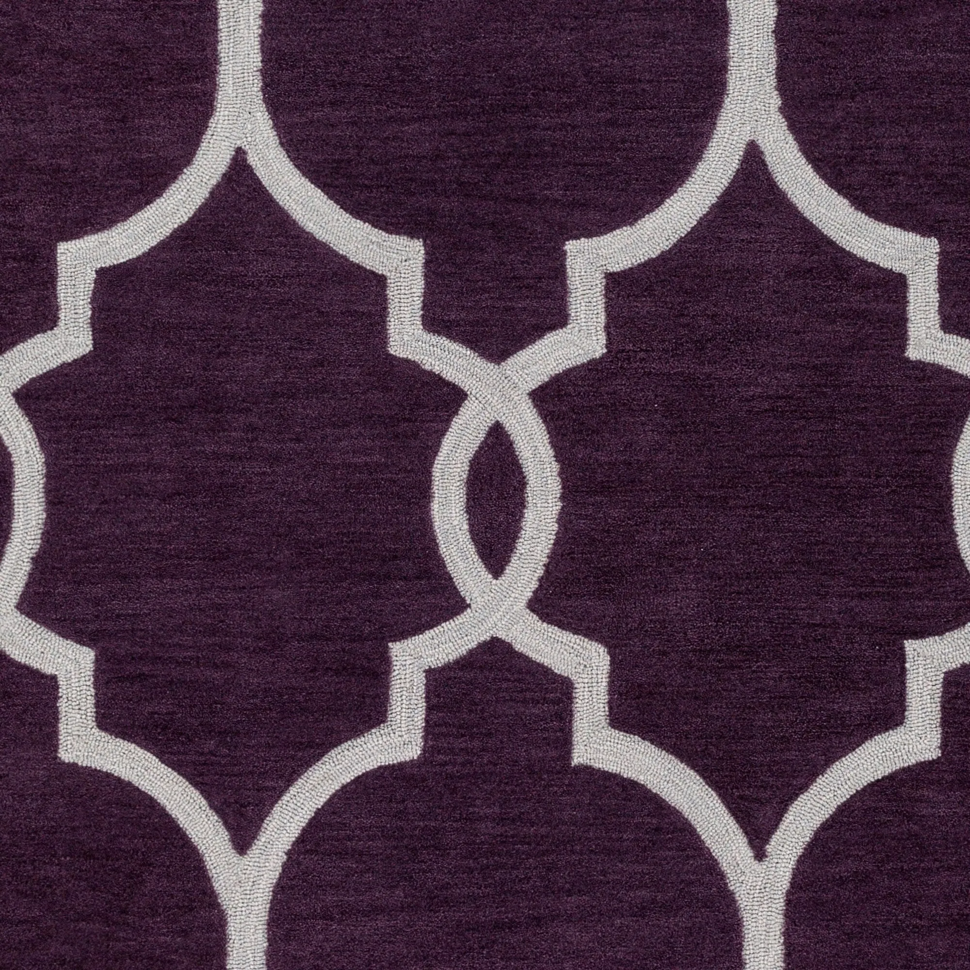 Hand-Tufted Frome Moroccan Trellis Area Rug