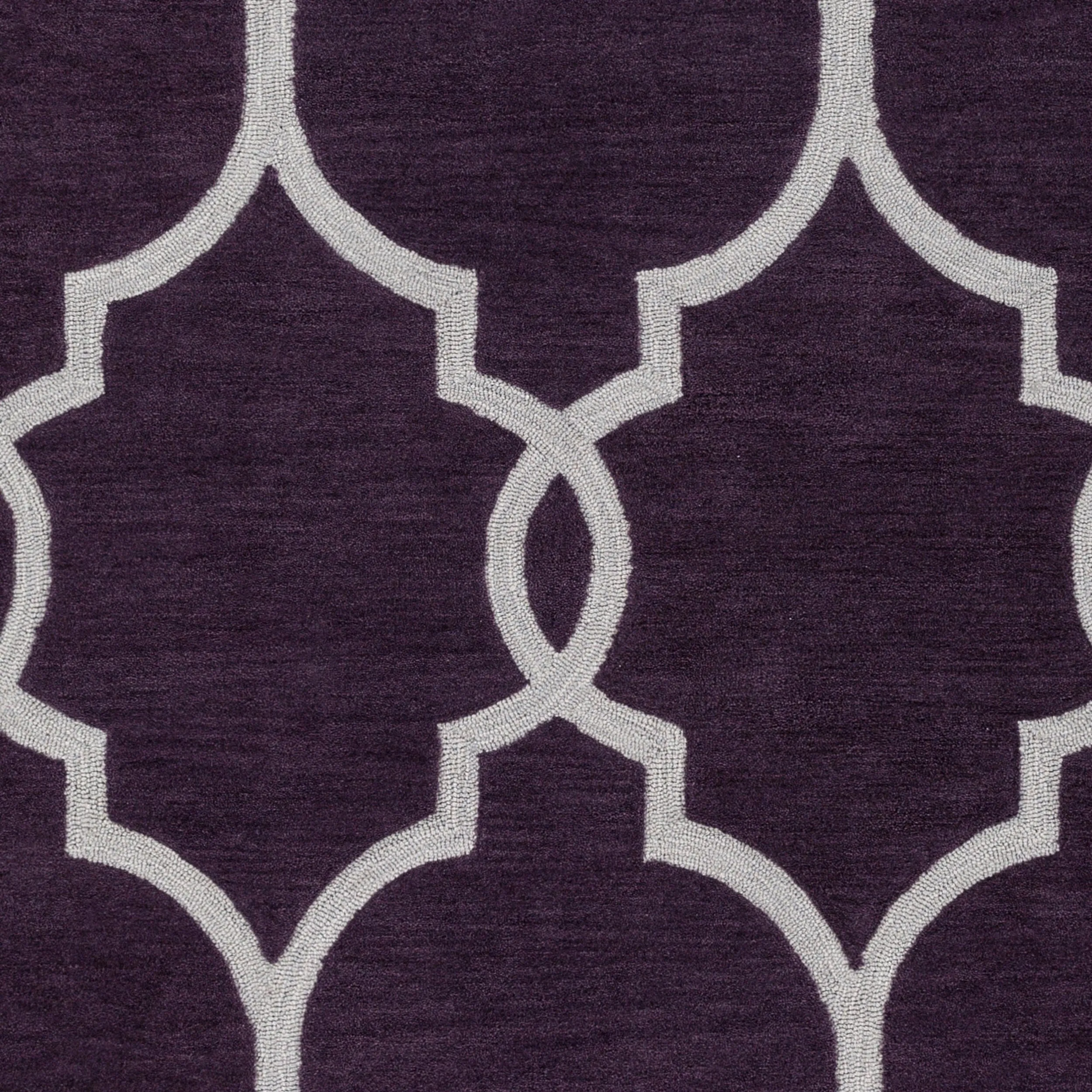 Hand-Tufted Frome Moroccan Trellis Area Rug