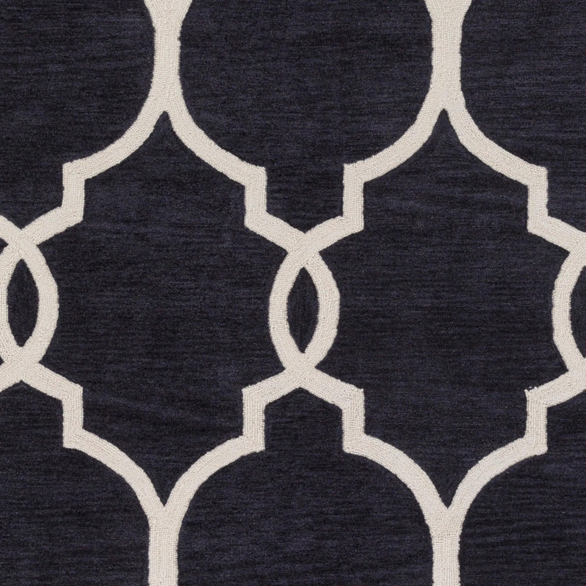 Hand-Tufted Frome Moroccan Trellis Area Rug