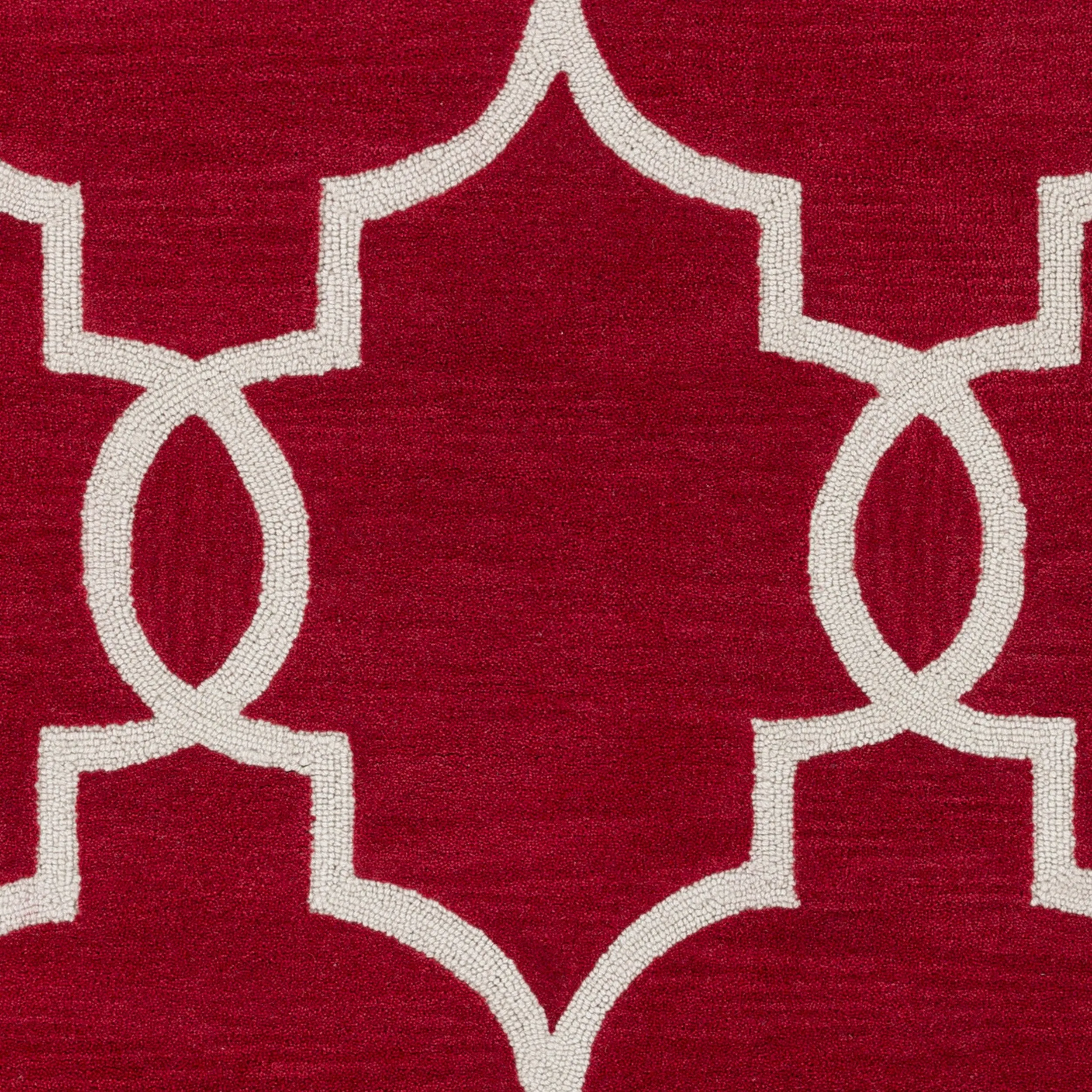 Hand-Tufted Frome Moroccan Trellis Area Rug