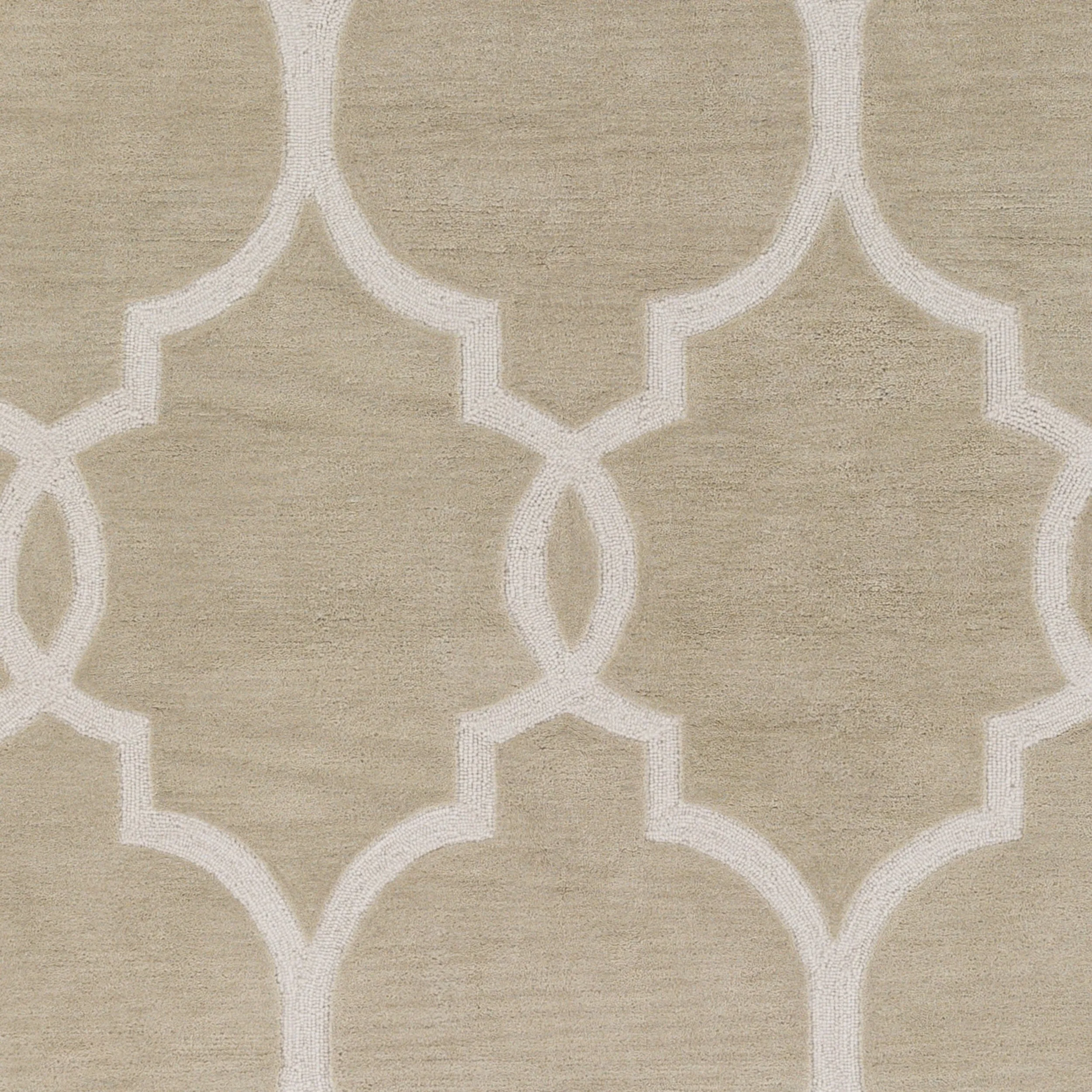 Hand-Tufted Frome Moroccan Trellis Area Rug