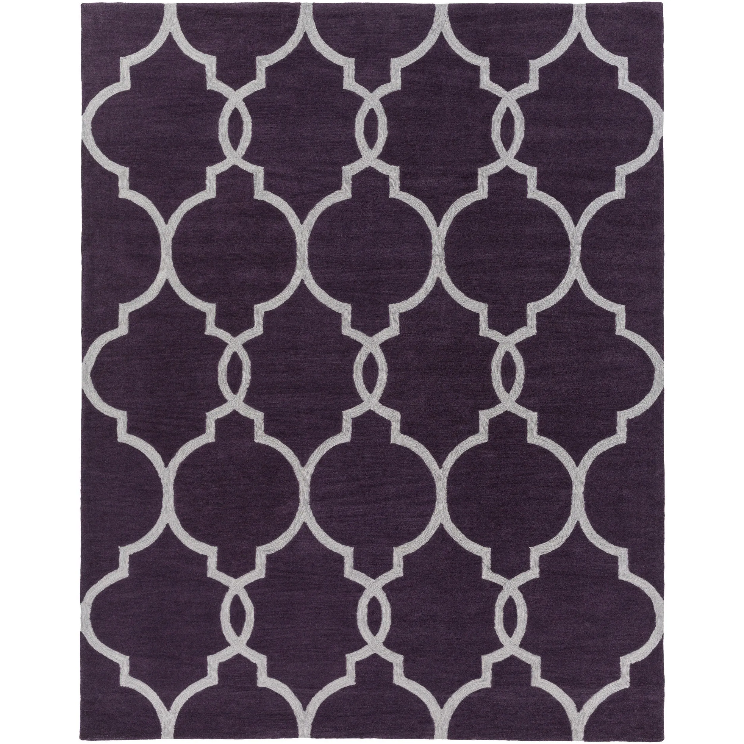 Hand-Tufted Frome Moroccan Trellis Area Rug