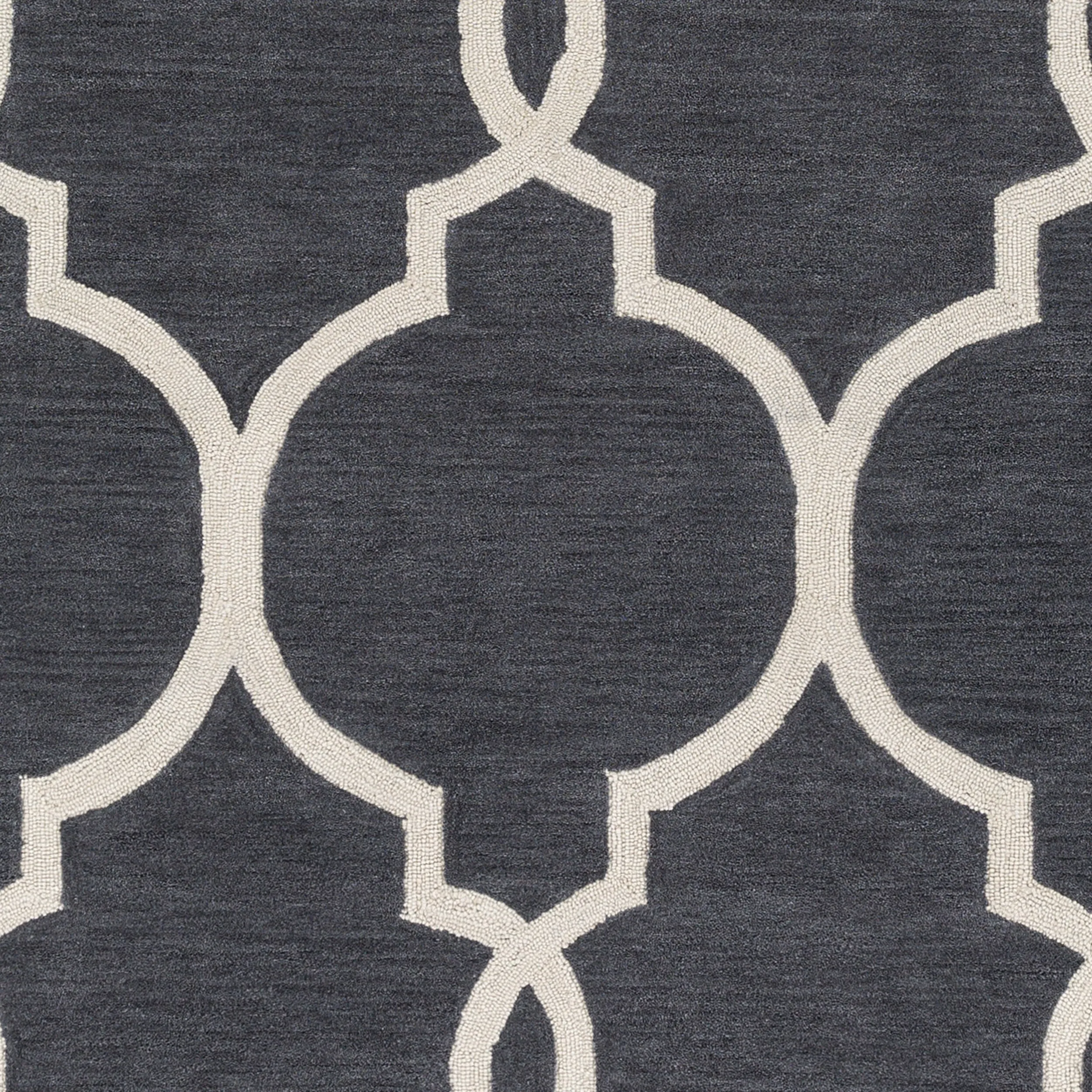 Hand-Tufted Frome Moroccan Trellis Area Rug