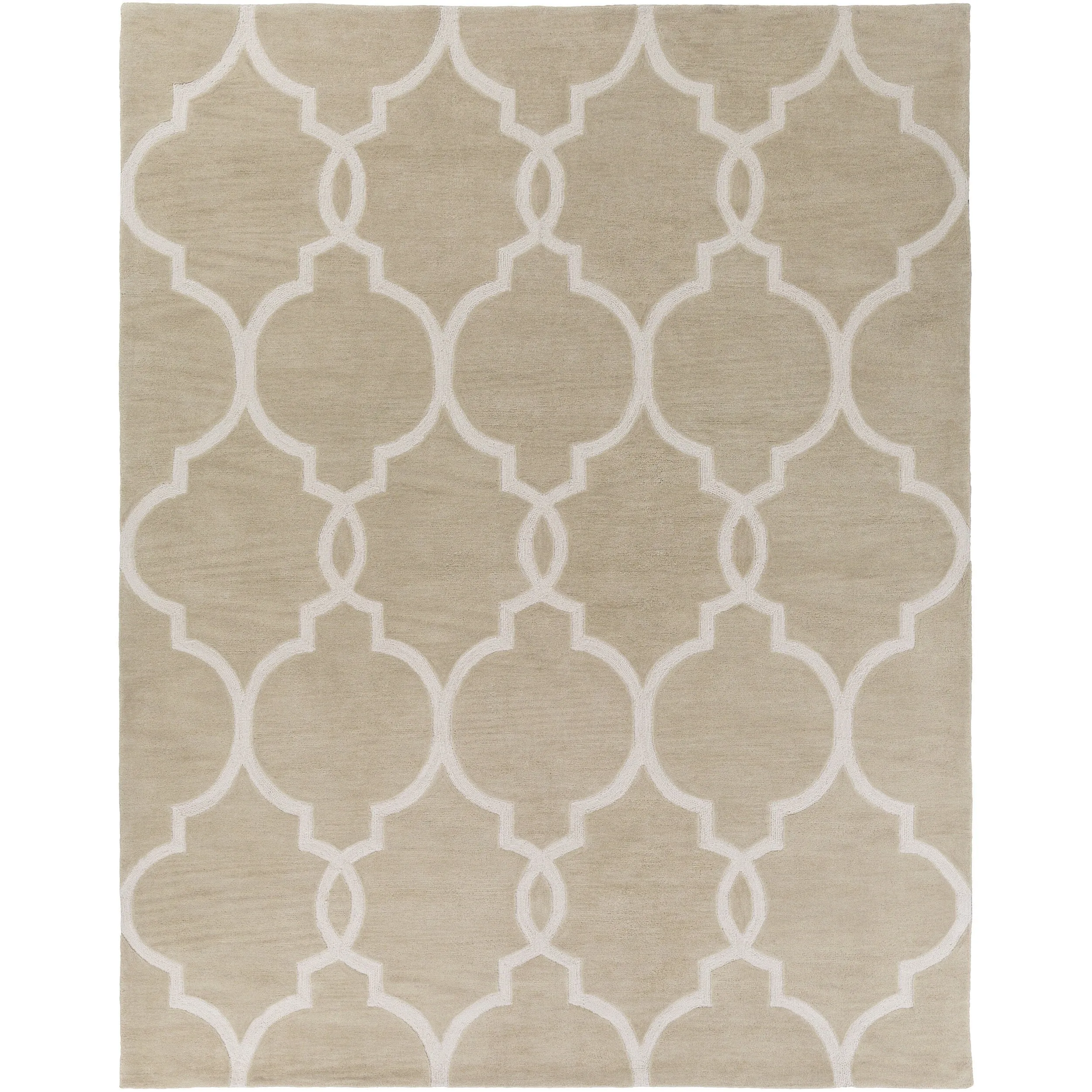 Hand-Tufted Frome Moroccan Trellis Area Rug