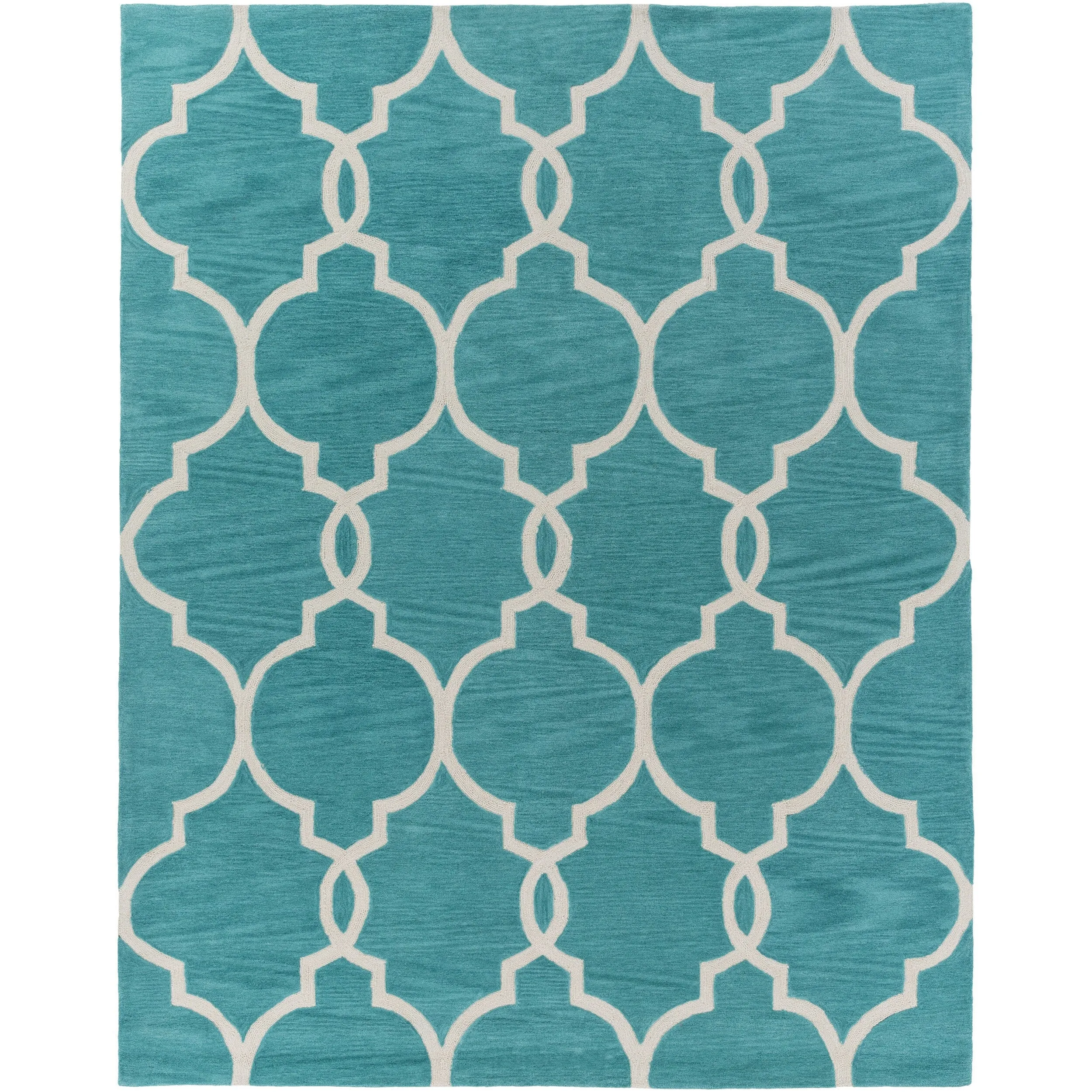 Hand-Tufted Frome Moroccan Trellis Area Rug