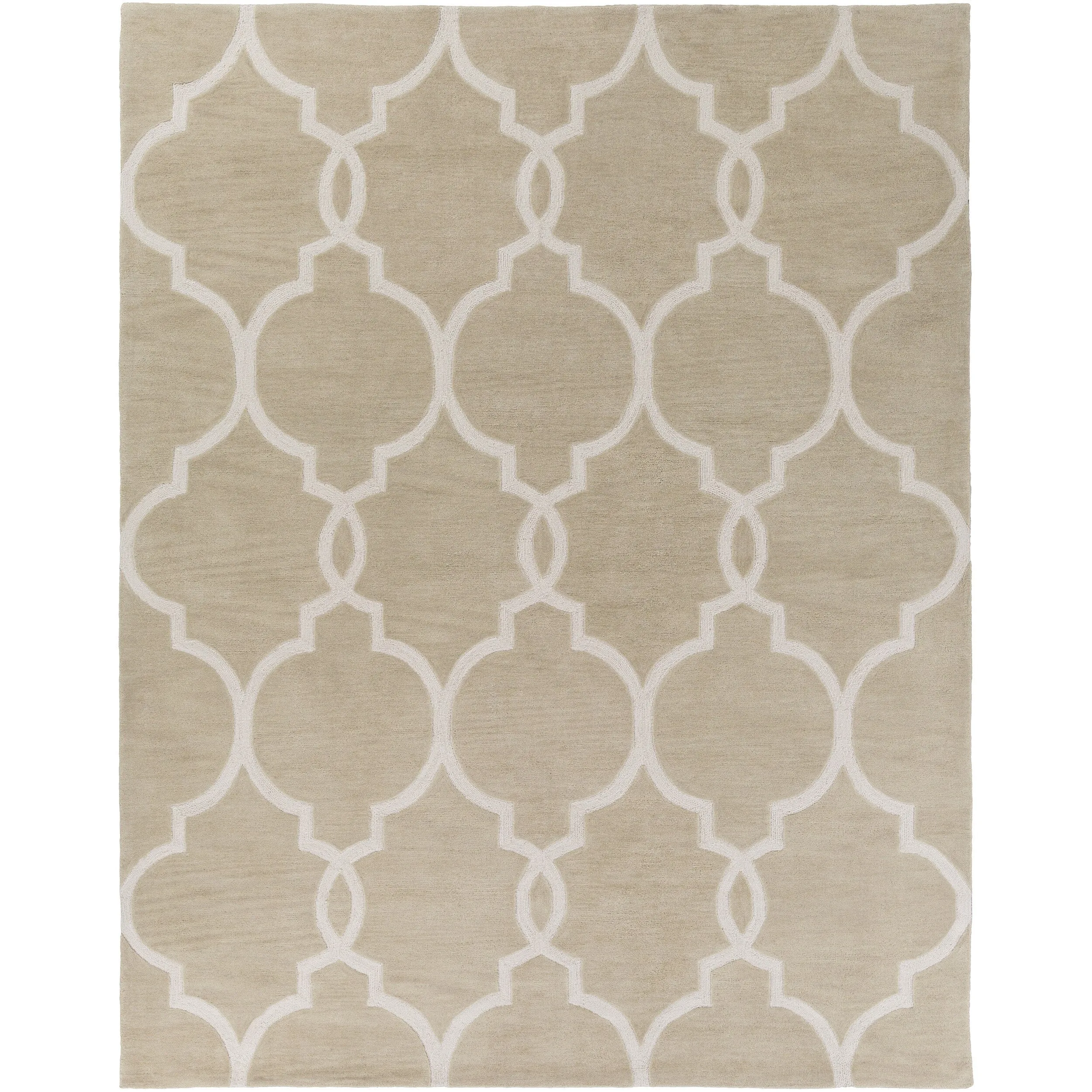 Hand-Tufted Frome Moroccan Trellis Area Rug