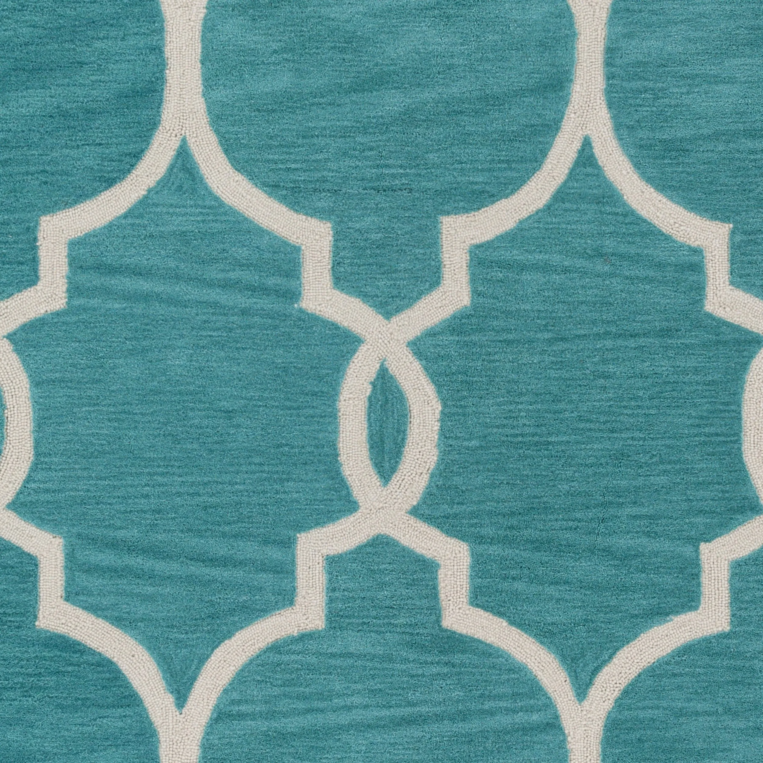 Hand-Tufted Frome Moroccan Trellis Area Rug