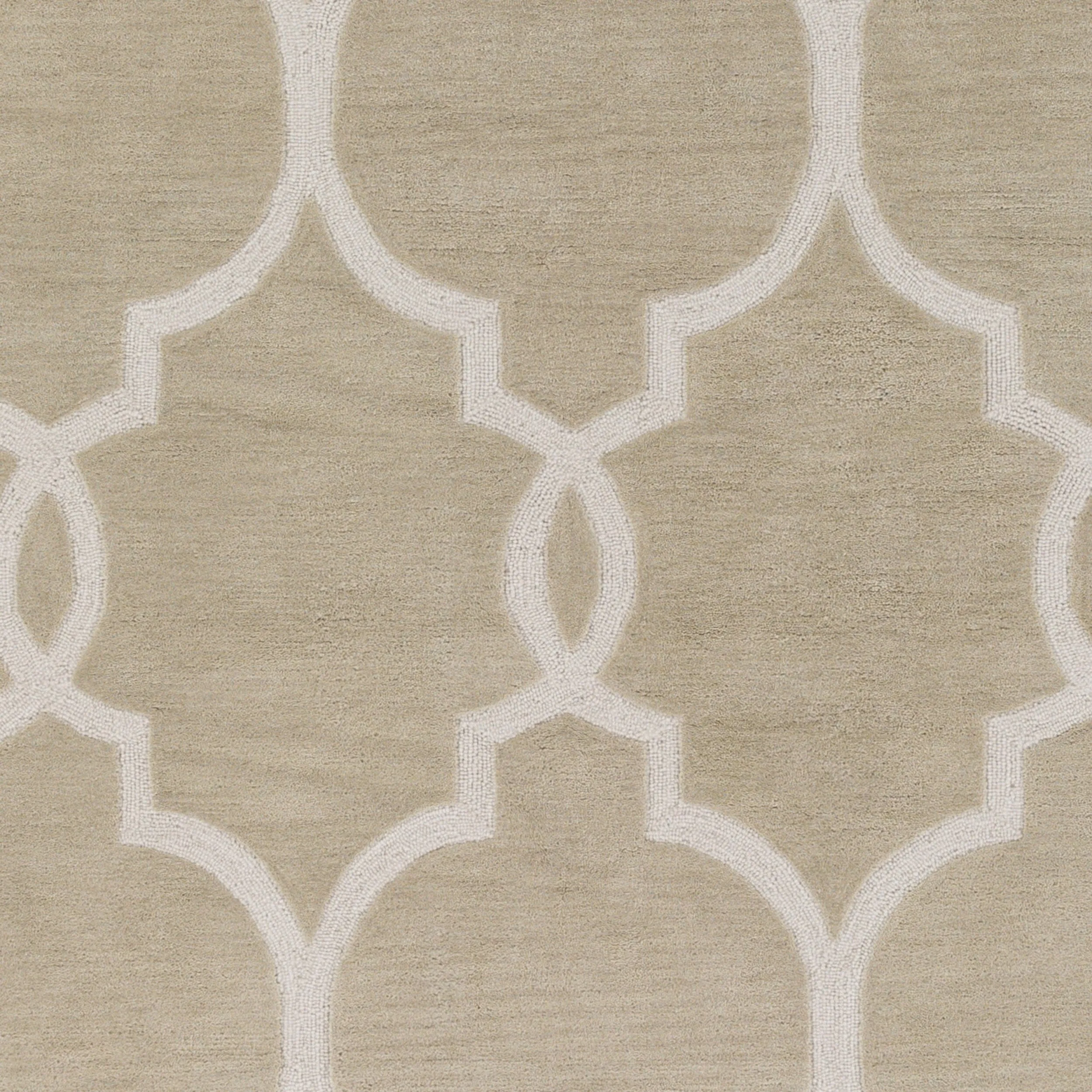 Hand-Tufted Frome Moroccan Trellis Area Rug