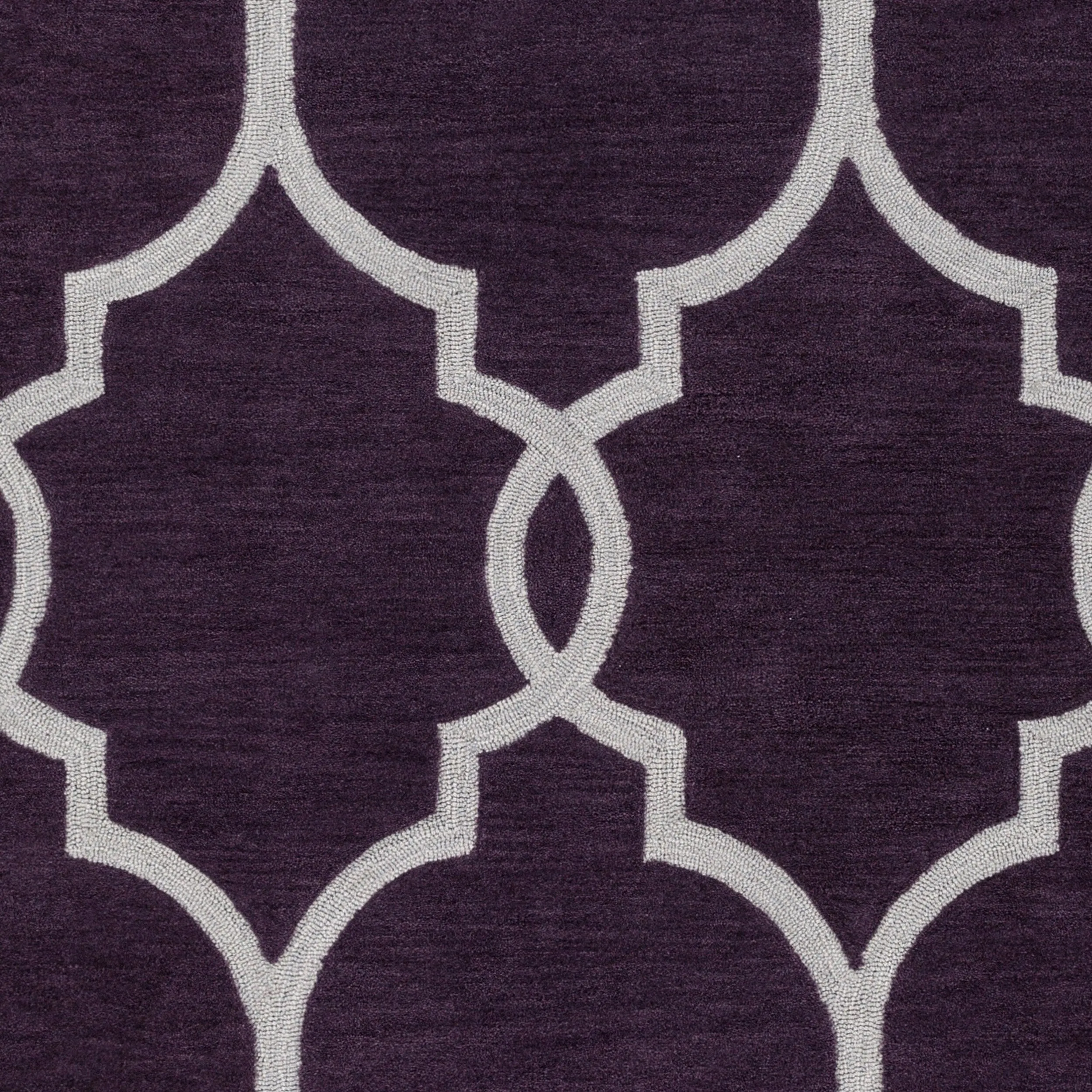 Hand-Tufted Frome Moroccan Trellis Area Rug