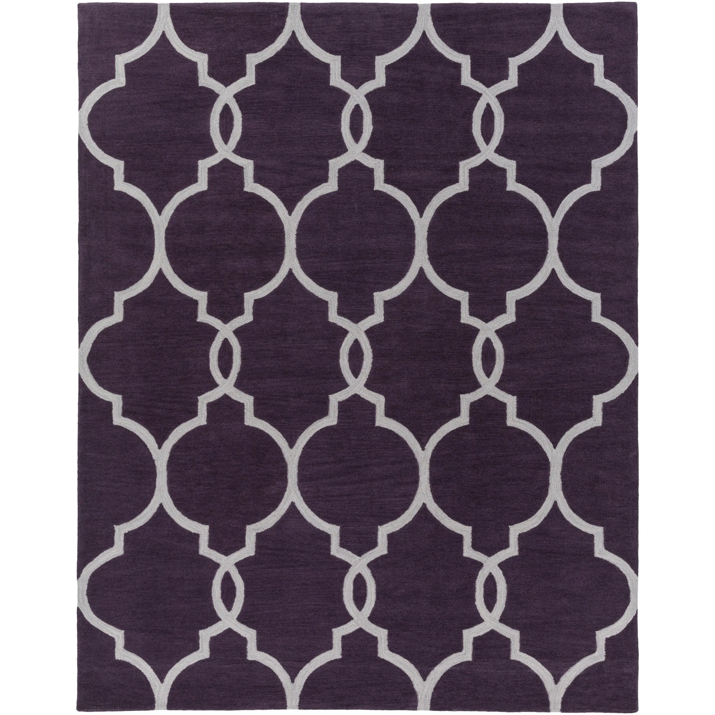 Hand-Tufted Frome Moroccan Trellis Area Rug