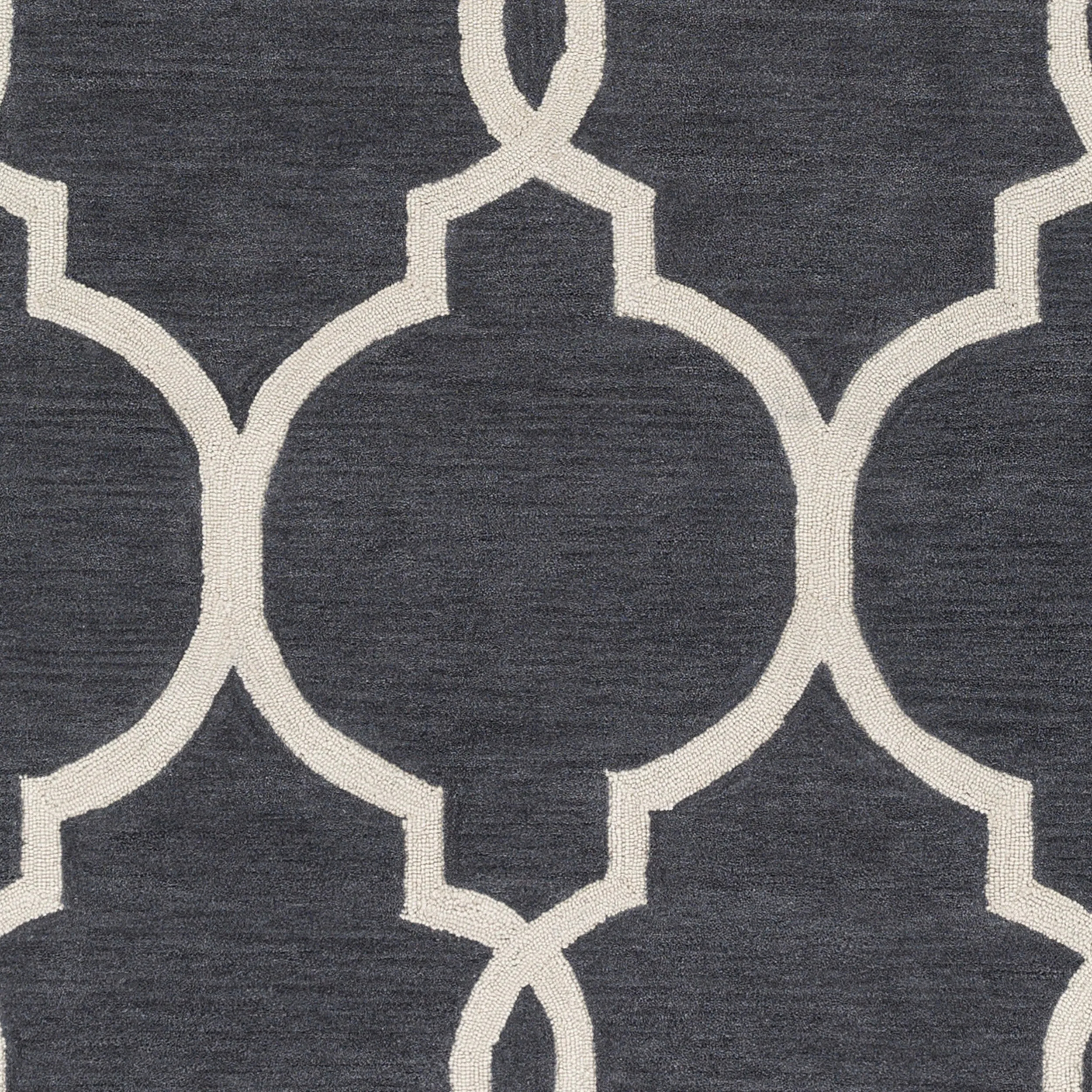 Hand-Tufted Frome Moroccan Trellis Area Rug
