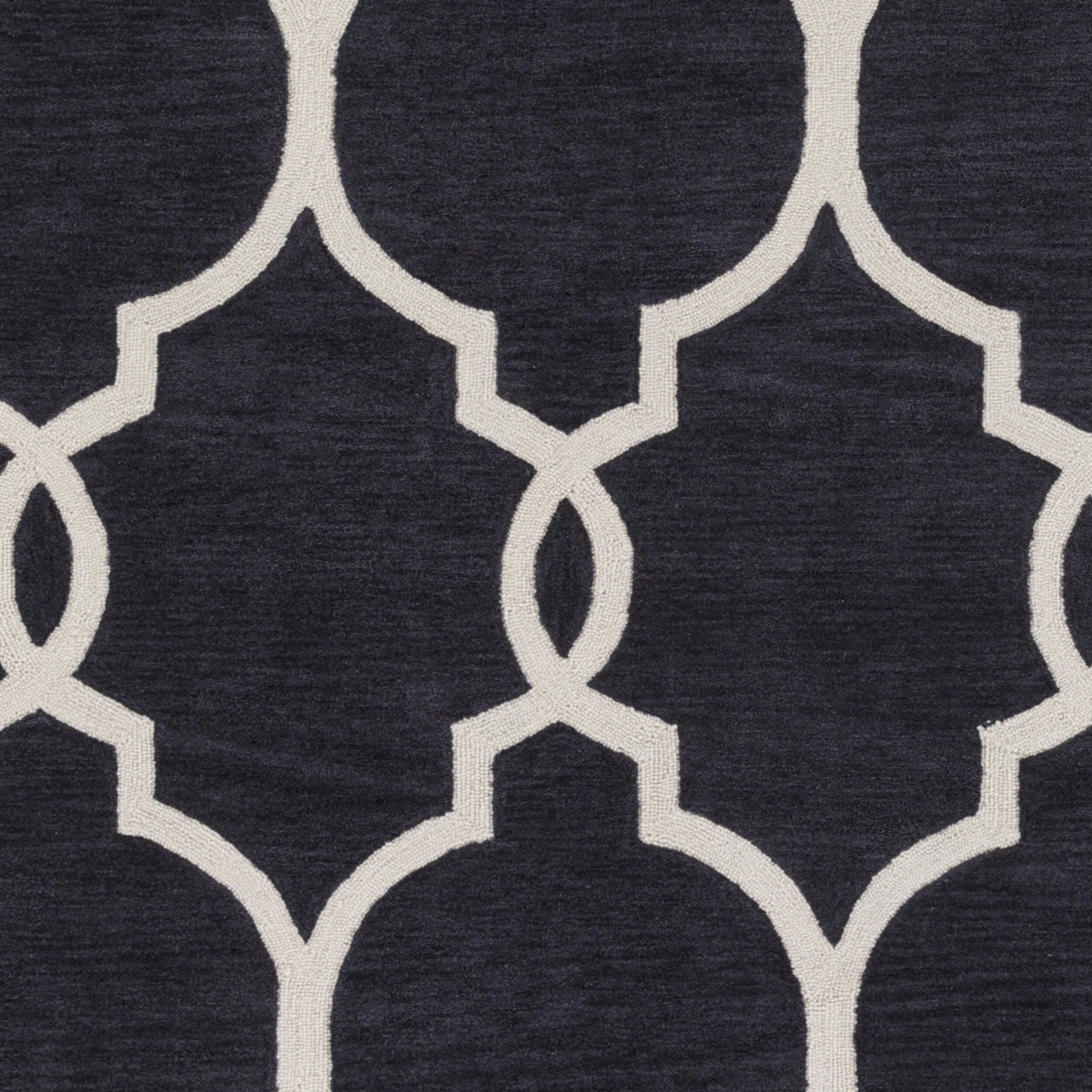 Hand-Tufted Frome Moroccan Trellis Area Rug