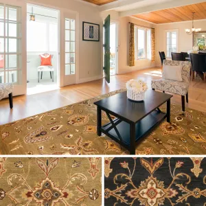 Hand-Tufted Hiromi Oriental Wool Rug