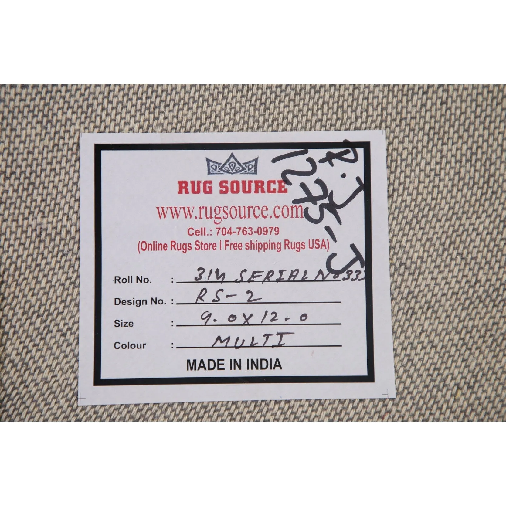 Hand-Tufted Modern Oriental Rug Abstract Contemporary Carpet