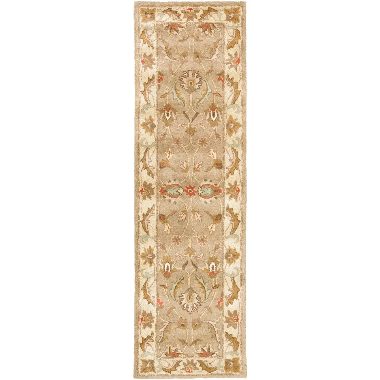 Hand-Tufted Nikki Bordered Traditional Wool Rug