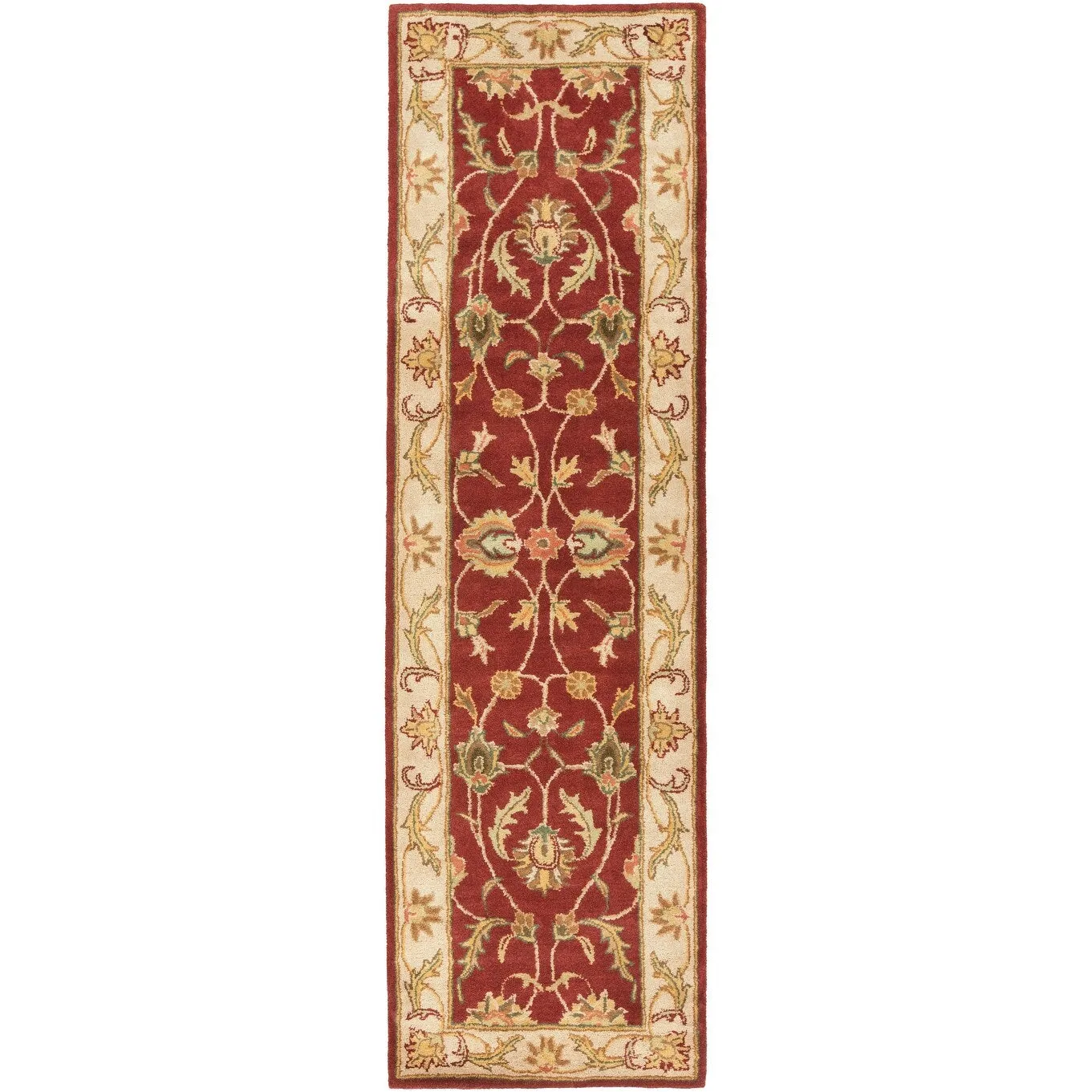 Hand-Tufted Nikki Bordered Traditional Wool Rug