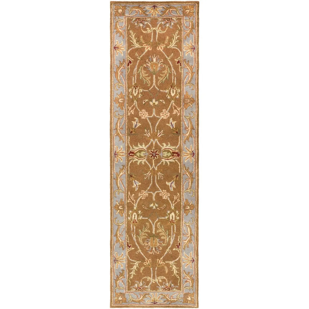 Hand-Tufted Nikki Bordered Traditional Wool Rug