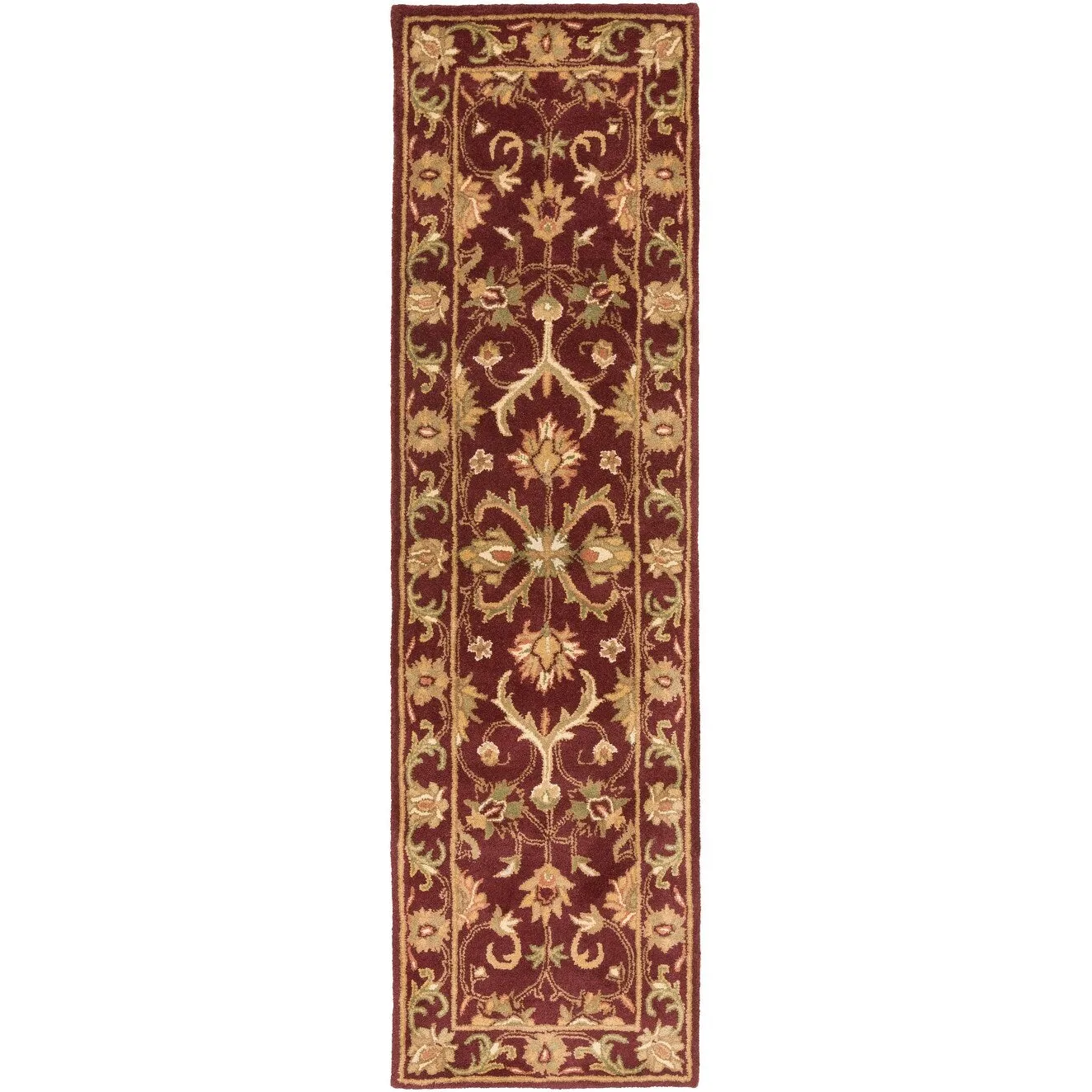 Hand-Tufted Reno Traditonal Bordered Wool Rug
