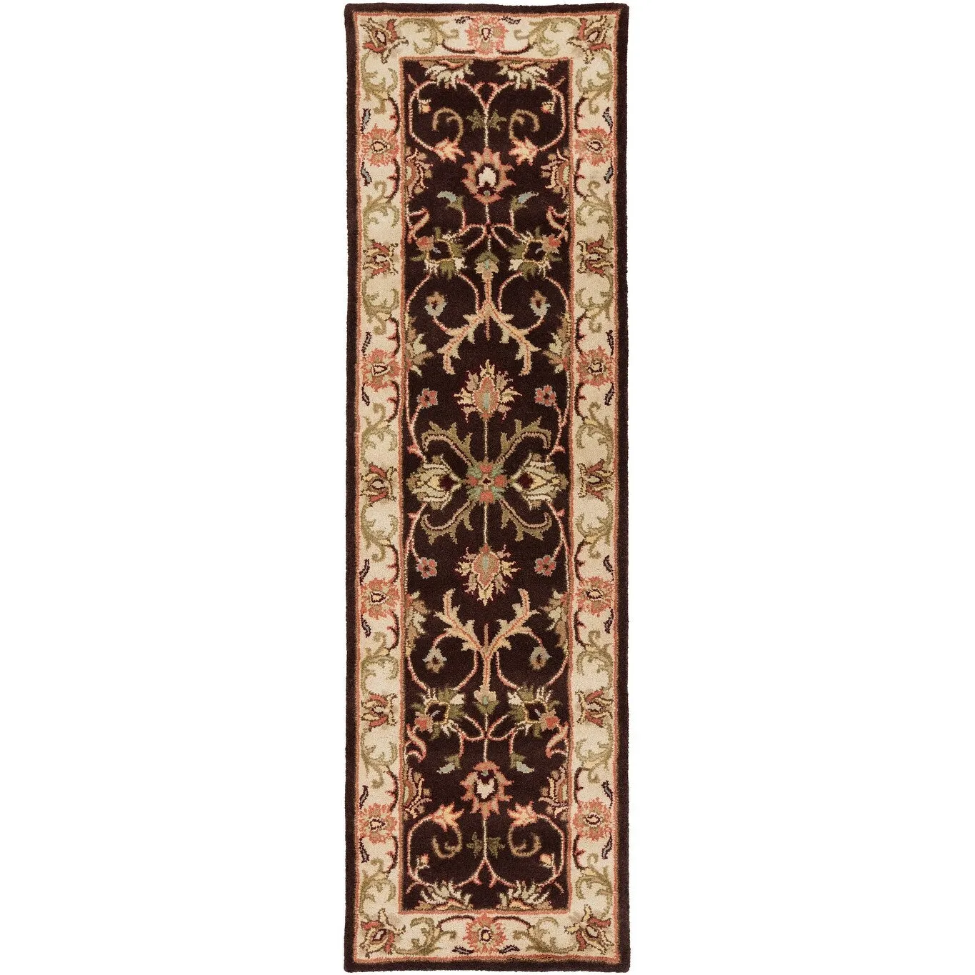 Hand-Tufted Reno Traditonal Bordered Wool Rug