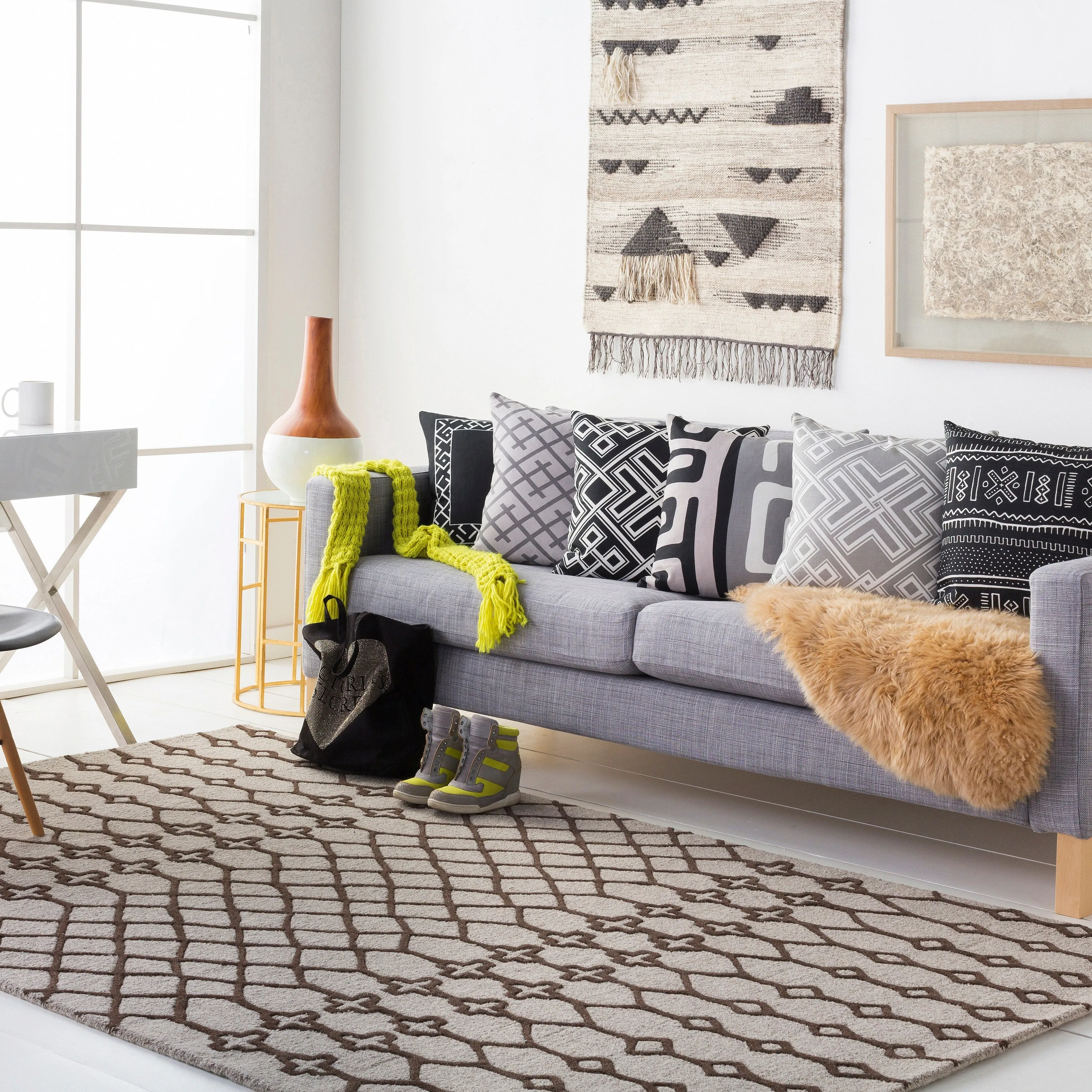 Hand-Tufted Trace Wool Rug
