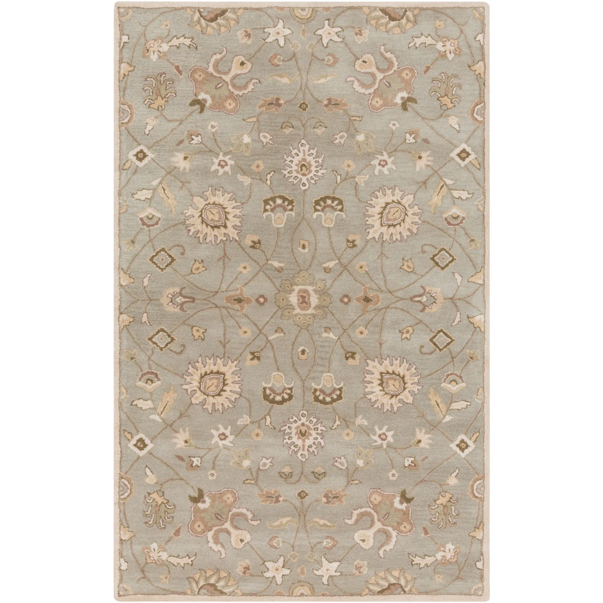 Hand-tufted Trey Traditional Wool Area Rug