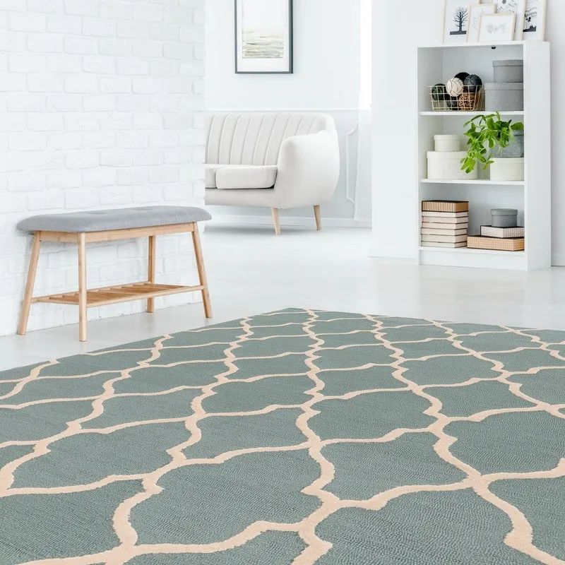 Hand-Tufted Trio Geo Rug Collection