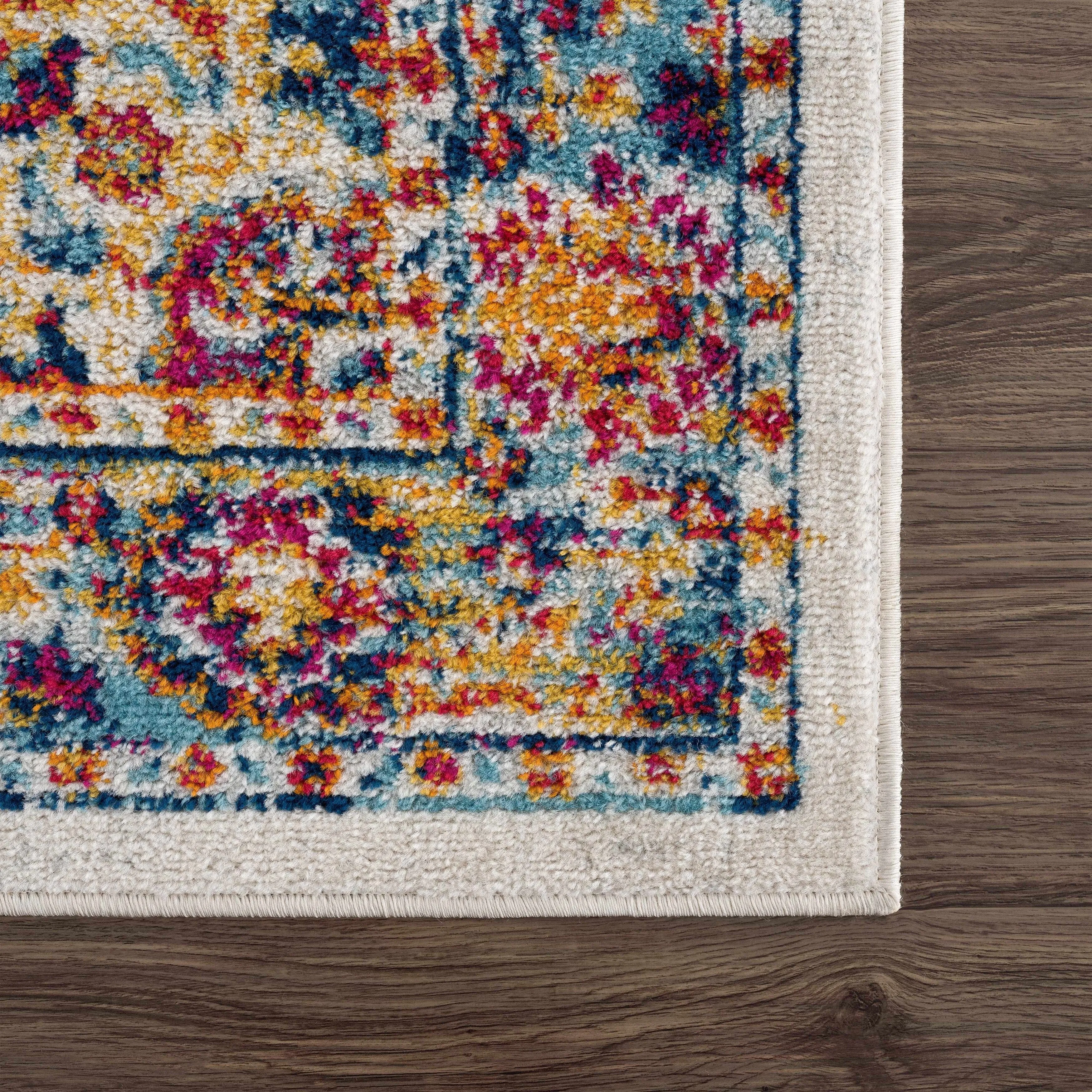 Hauteloom Istanbul Collection Vintage Oriental Traditional Medallion Area Rug