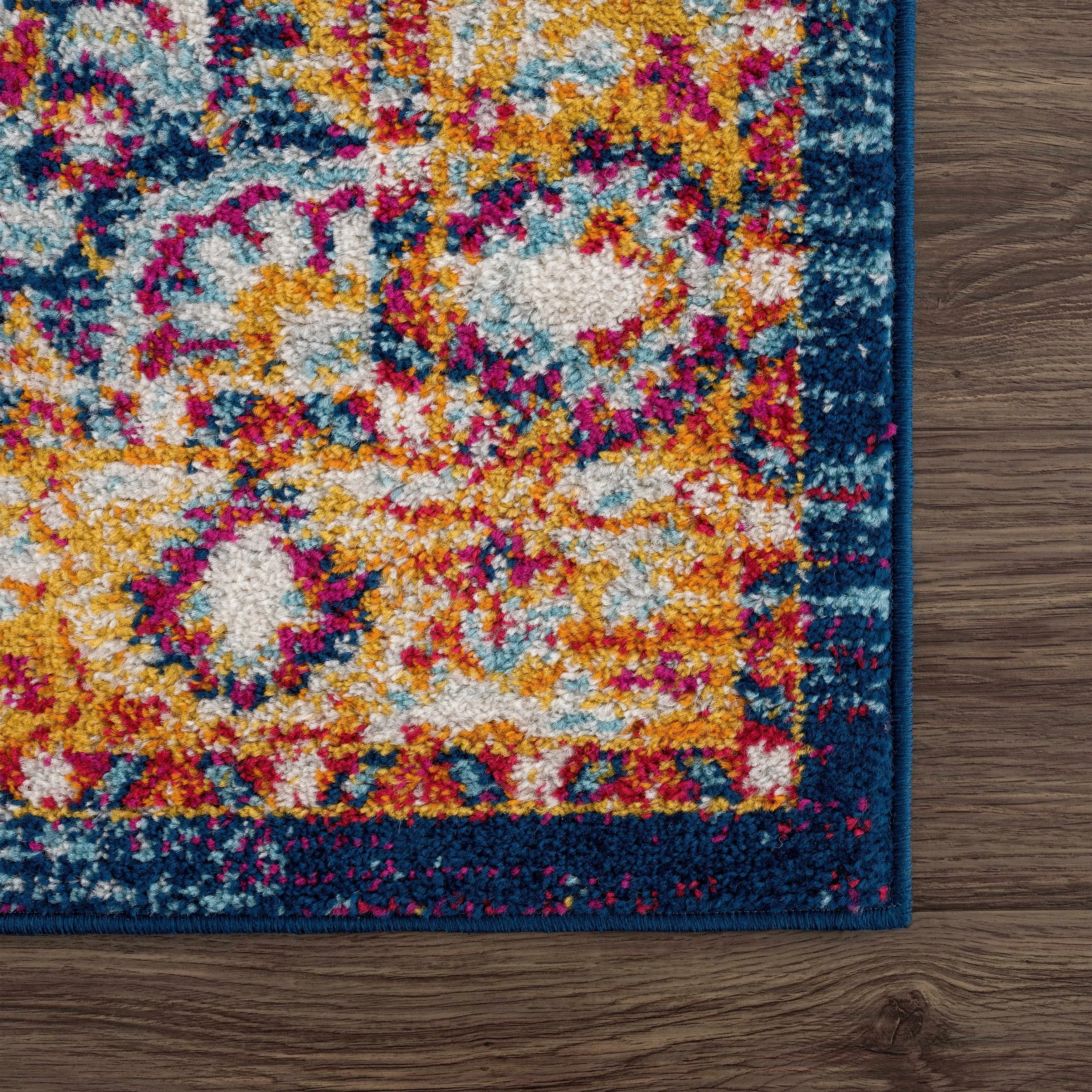 Hauteloom Istanbul Collection Vintage Oriental Traditional Medallion Area Rug