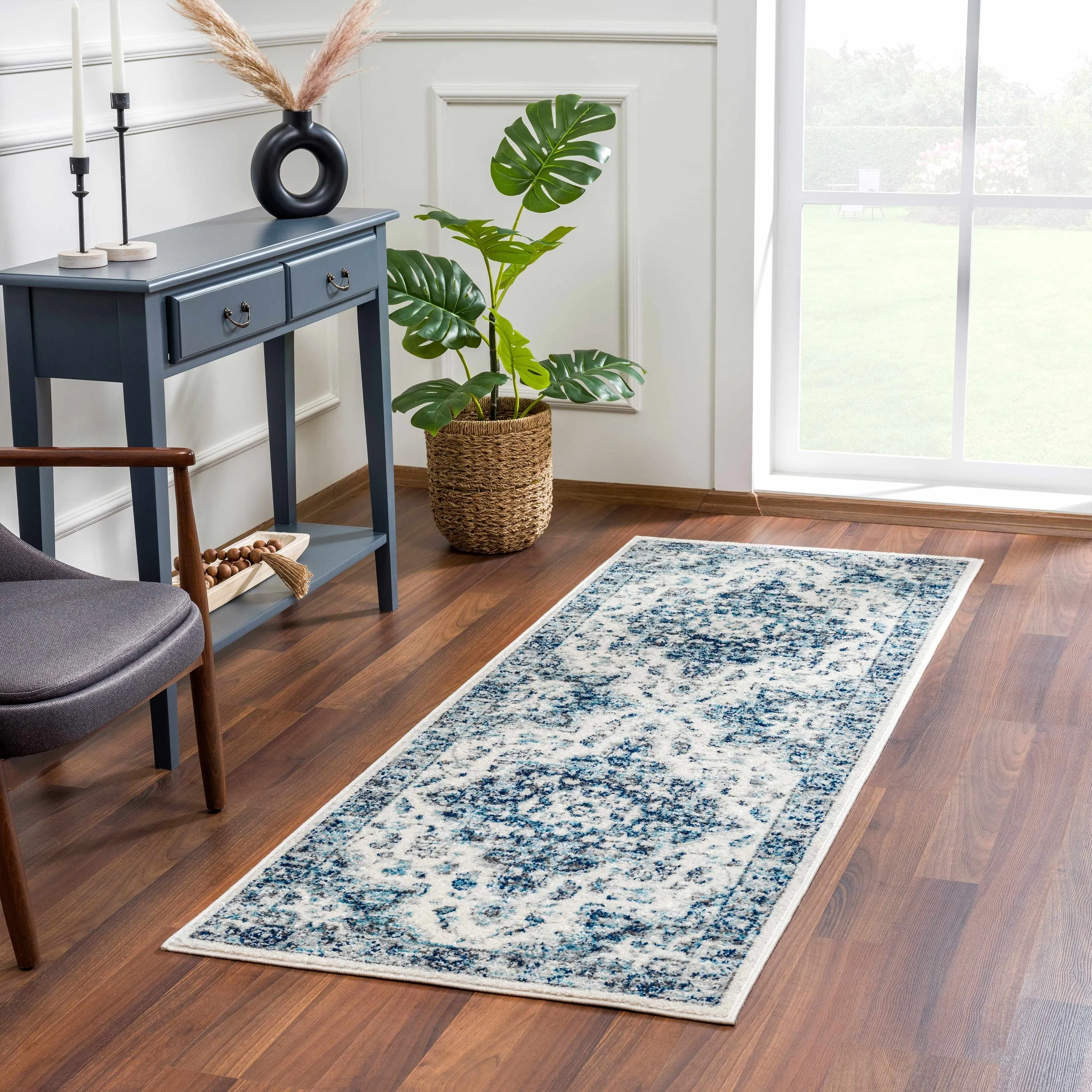 Hauteloom Istanbul Collection Vintage Oriental Traditional Medallion Area Rug