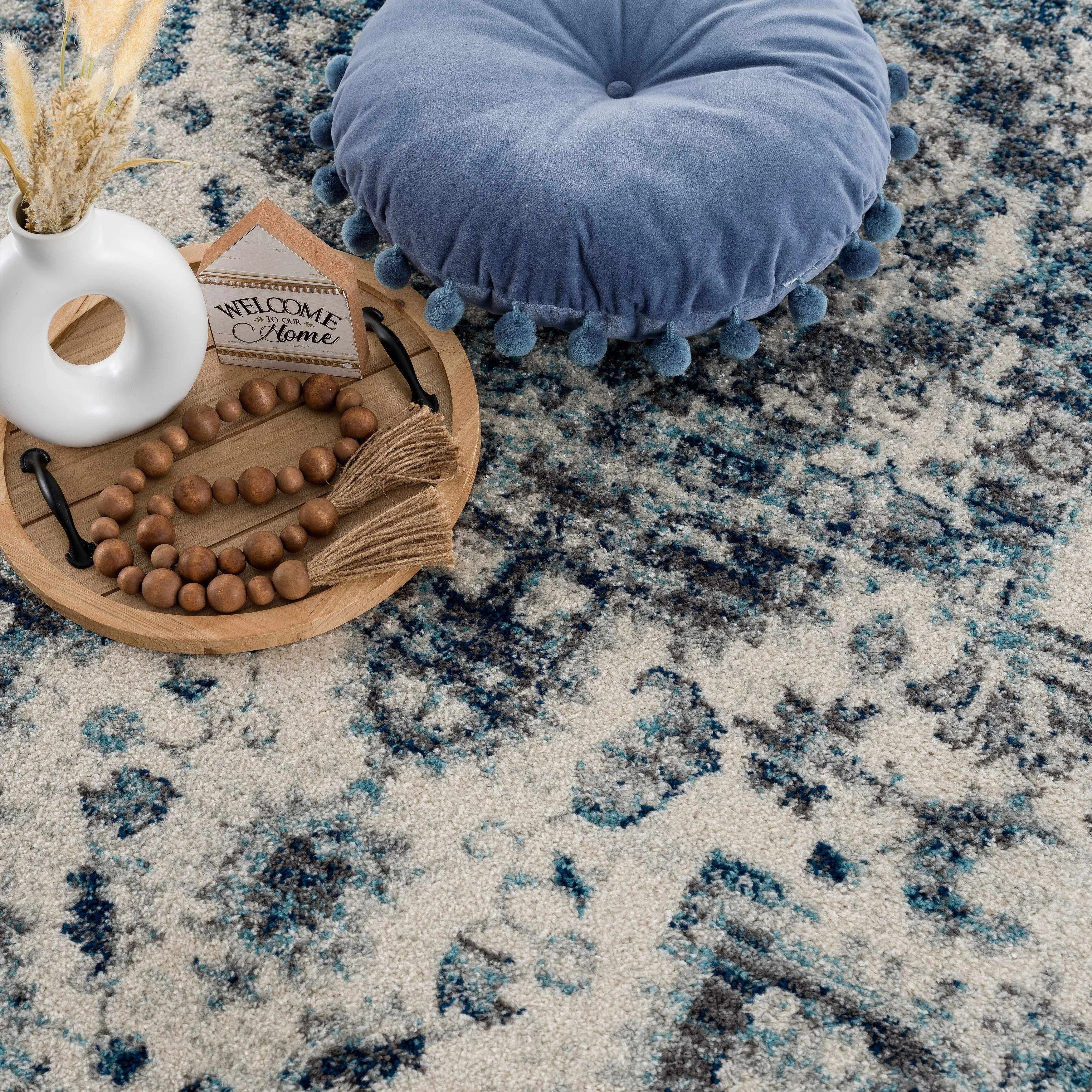 Hauteloom Istanbul Collection Vintage Oriental Traditional Medallion Area Rug