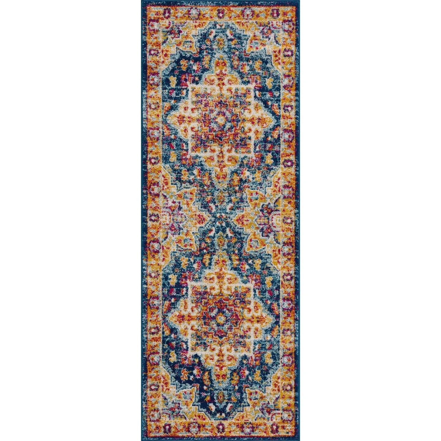 Hauteloom Istanbul Collection Vintage Oriental Traditional Medallion Area Rug