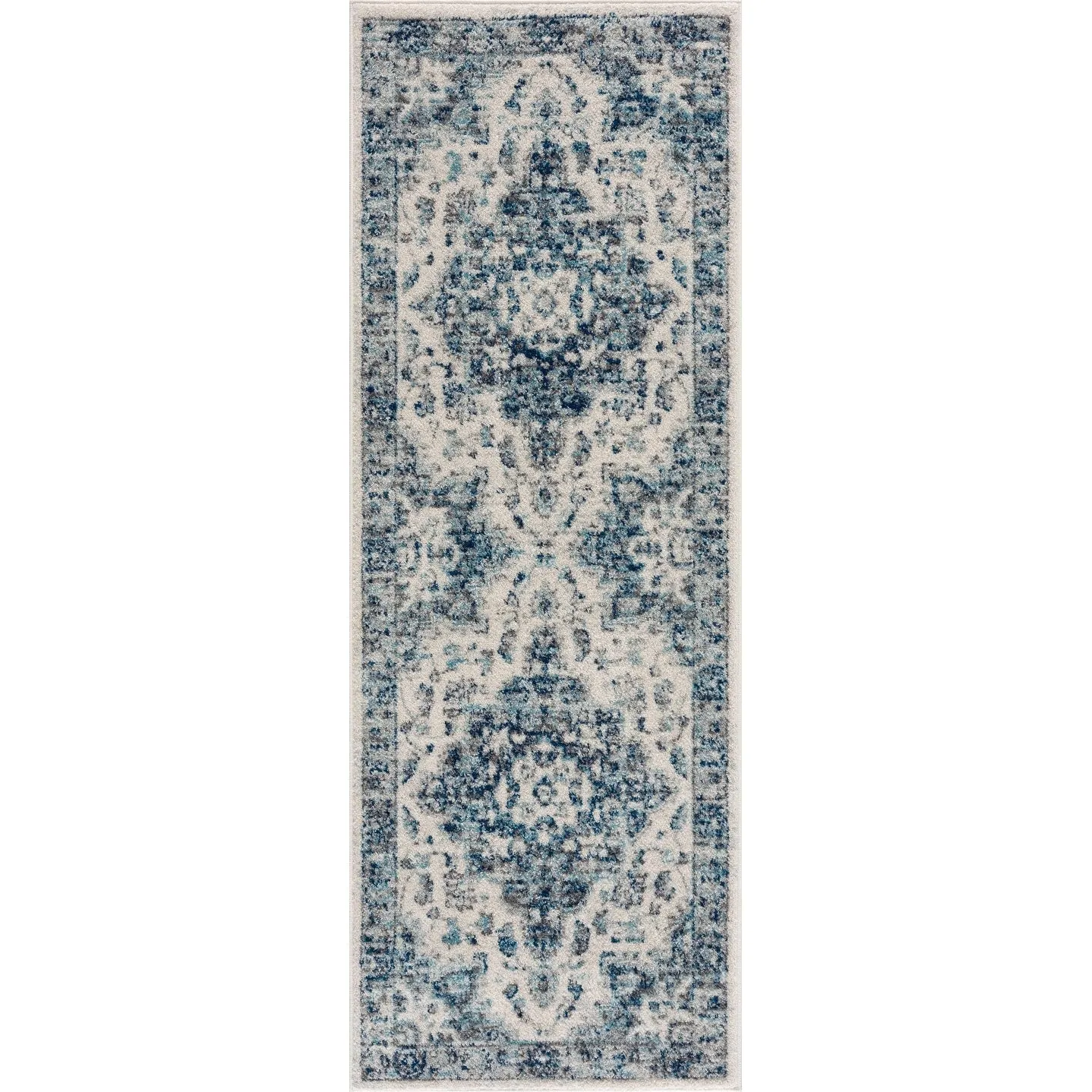 Hauteloom Istanbul Collection Vintage Oriental Traditional Medallion Area Rug