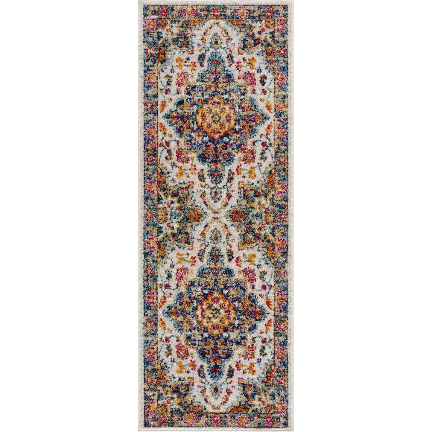 Hauteloom Istanbul Collection Vintage Oriental Traditional Medallion Area Rug