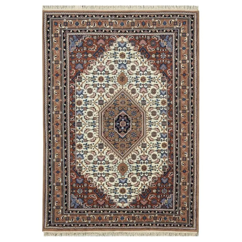 HERAT ORIENTAL Hand-knotted Medallion Bidjar Wool Rug - 4x6