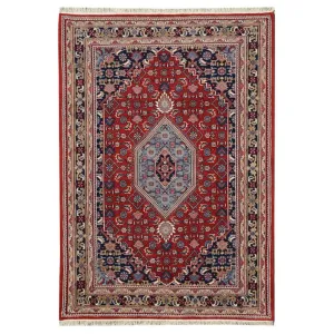 HERAT ORIENTAL Hand-knotted Medallion Bidjar Wool Rug - 4x6
