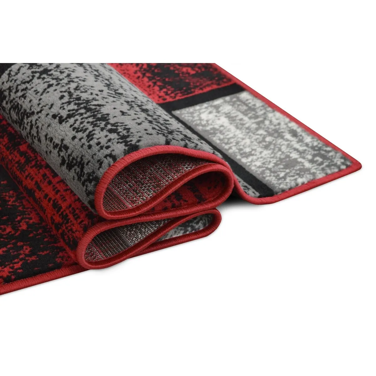 HR Square Pattern Area Rug Geometric Pattern Modern